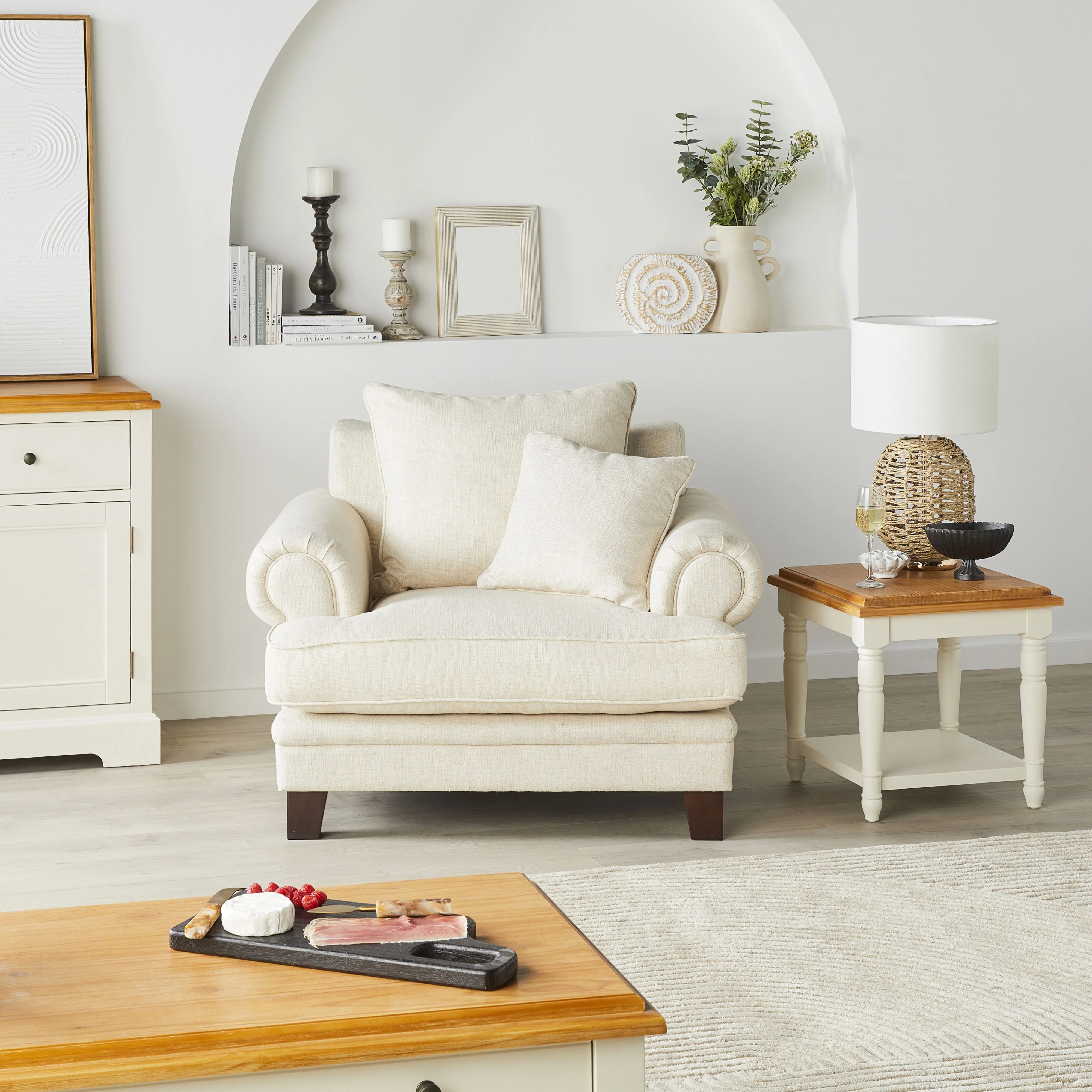 Lisette Armchair Dublin Linen - Image 8