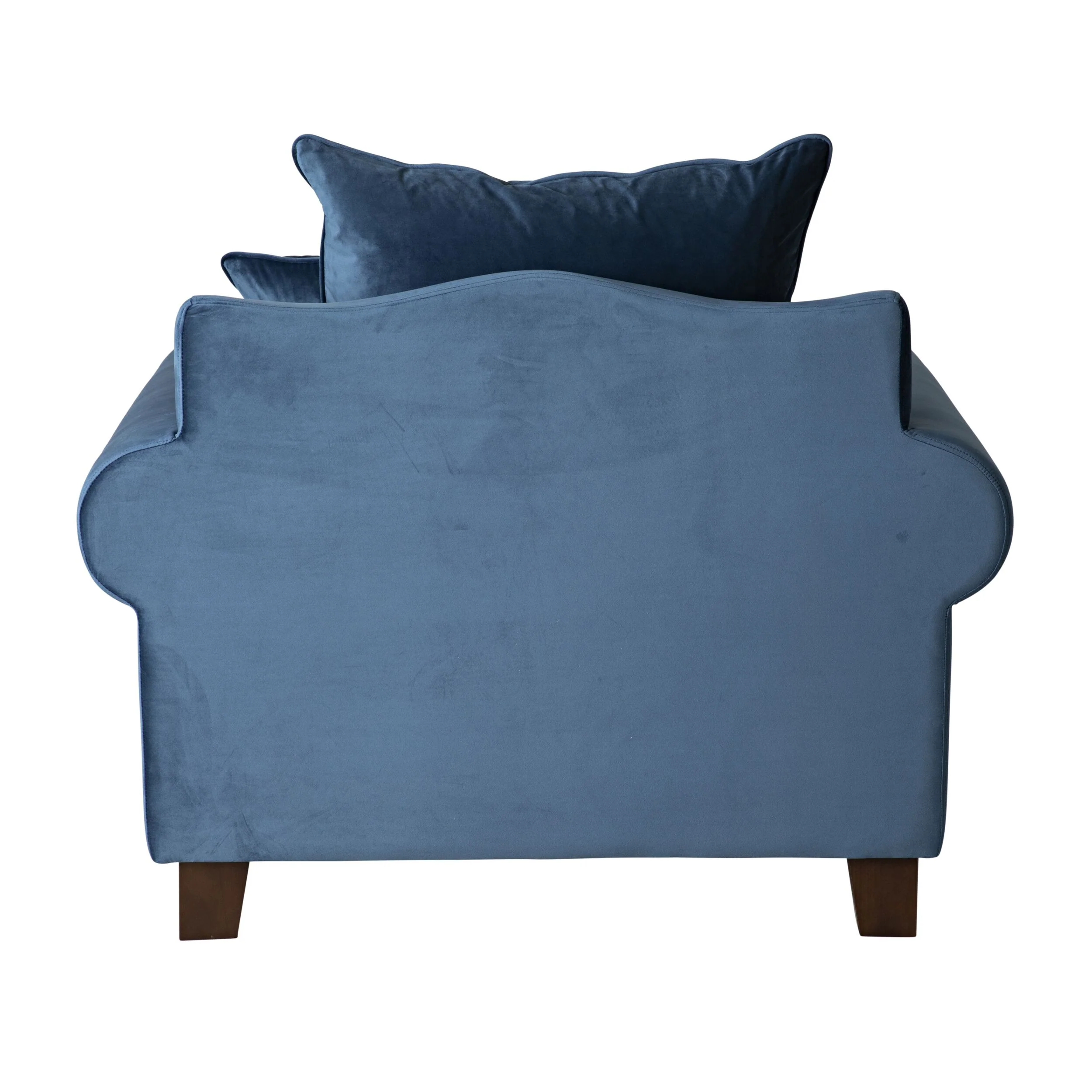 Lisette Velvet Armchair Celeste Indigo - Image 4