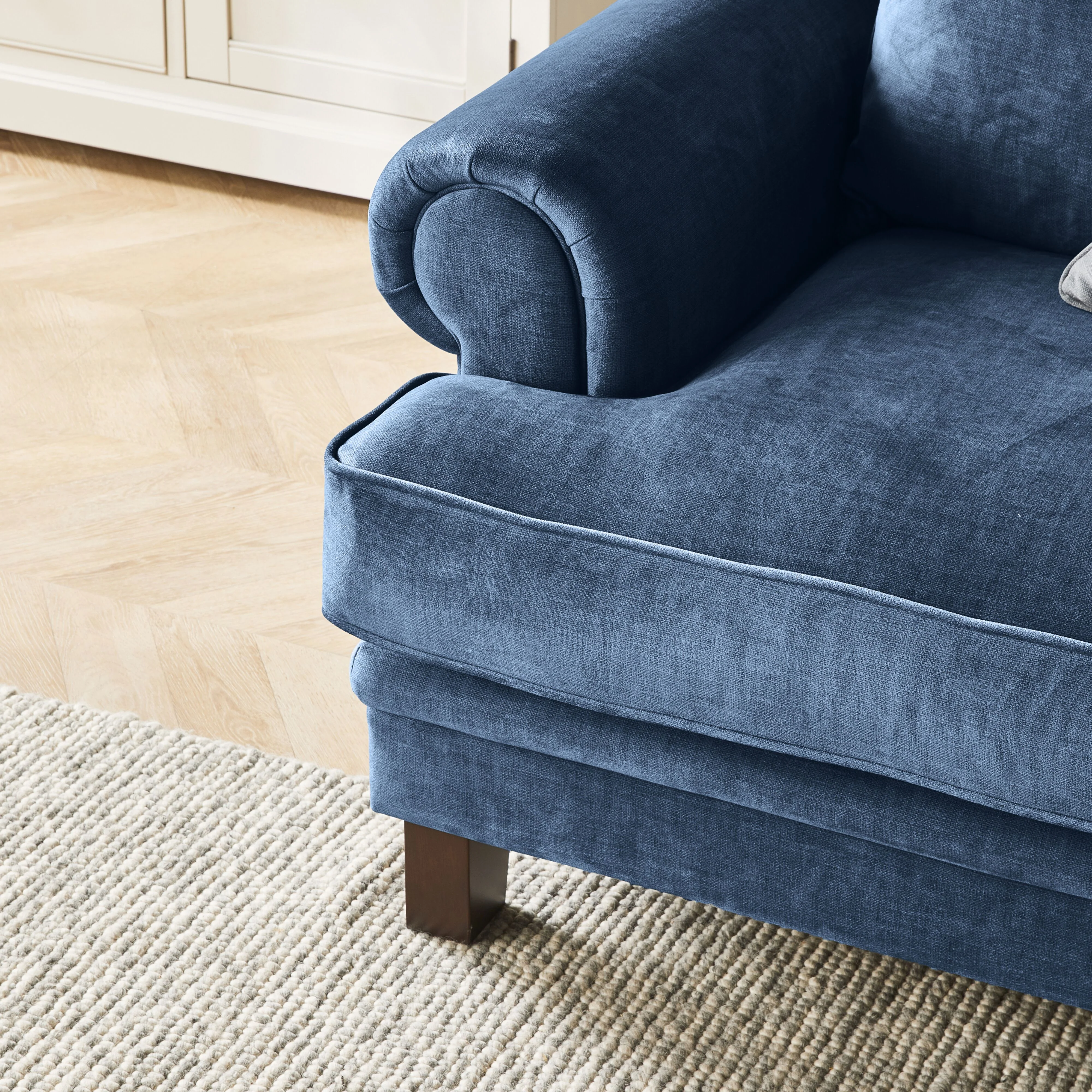 Lisette Velvet Armchair Celeste Indigo - Image 8