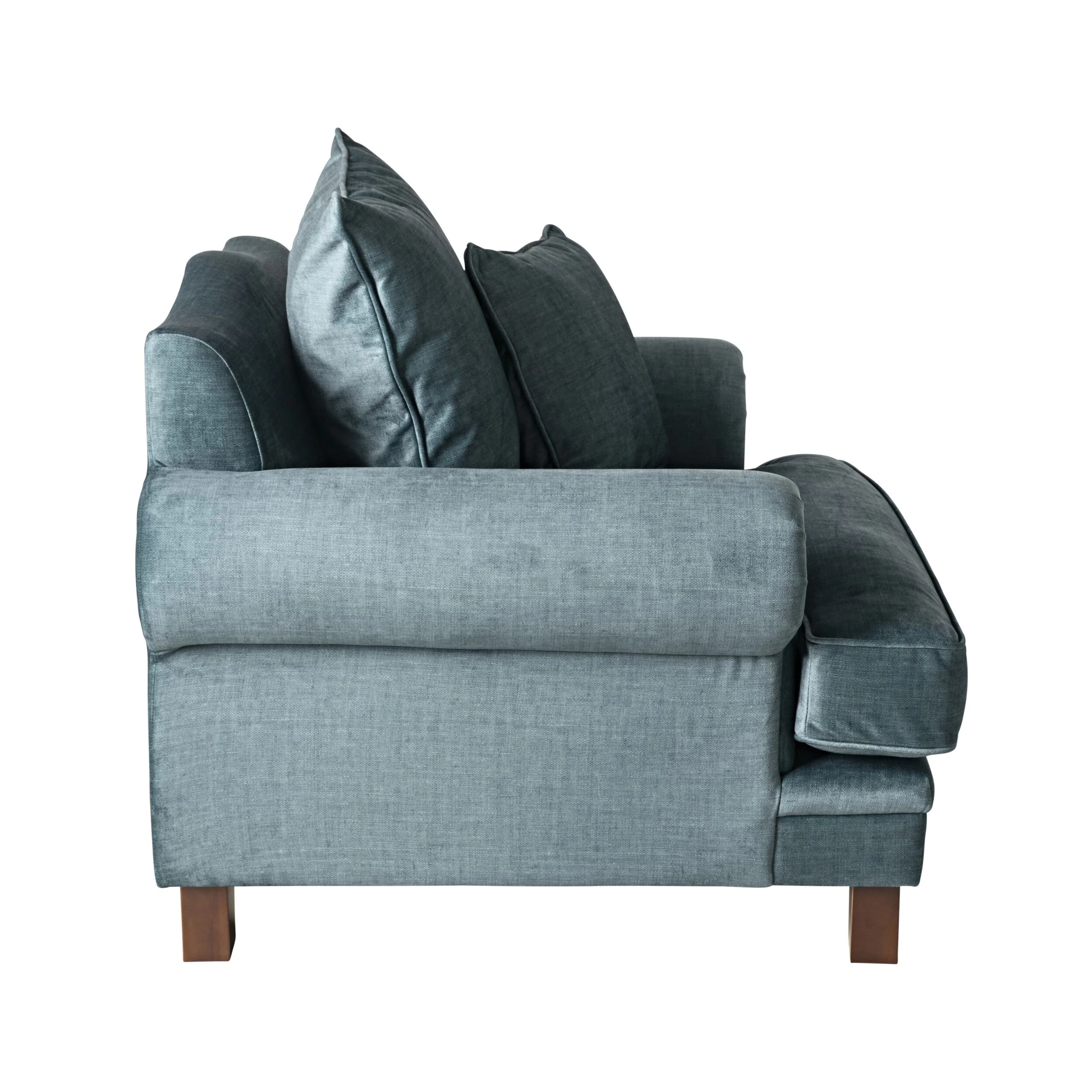 Lisette Velvet Armchair Aura Emerald - Image 3
