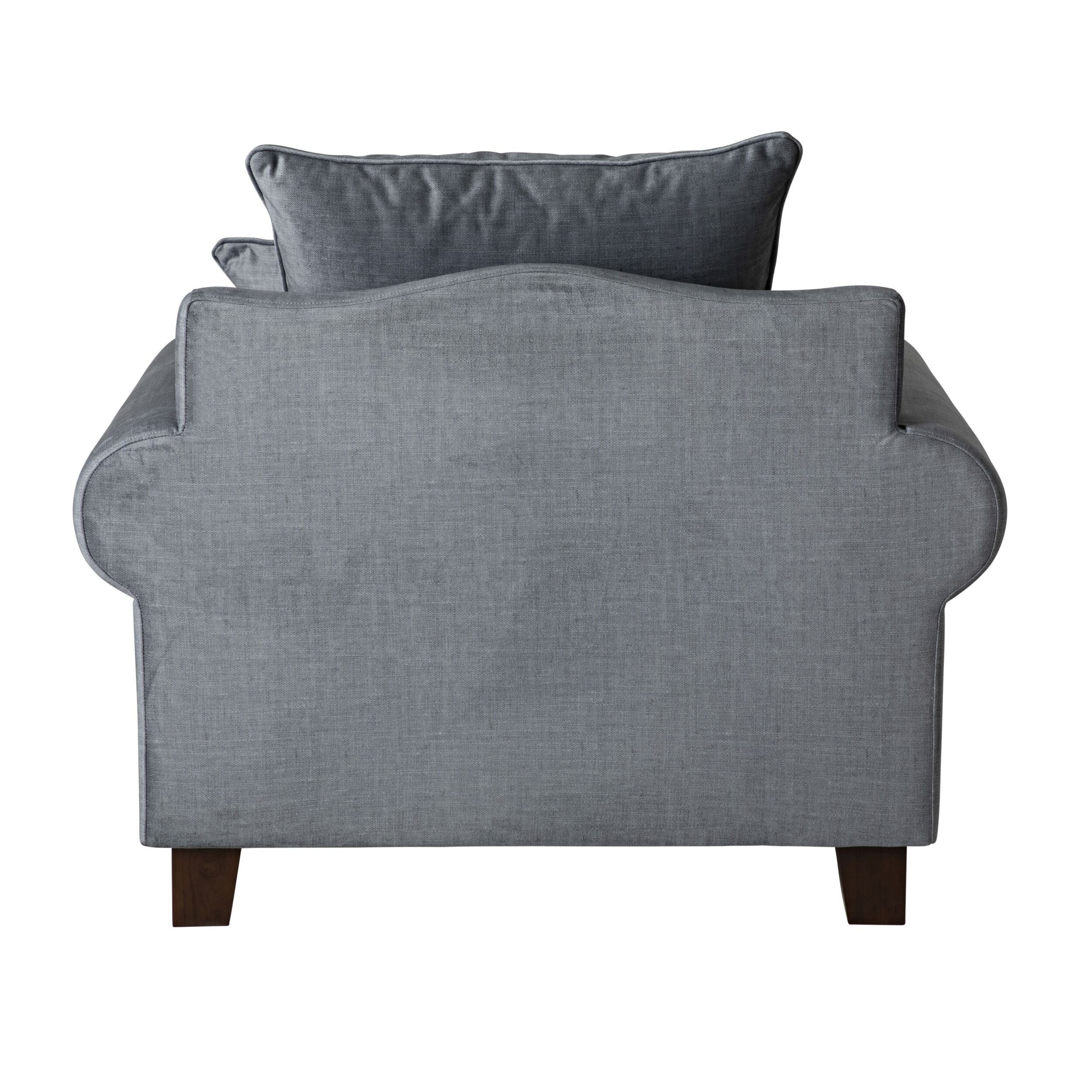 Lisette Velvet Armchair Aura Storm - Image 4