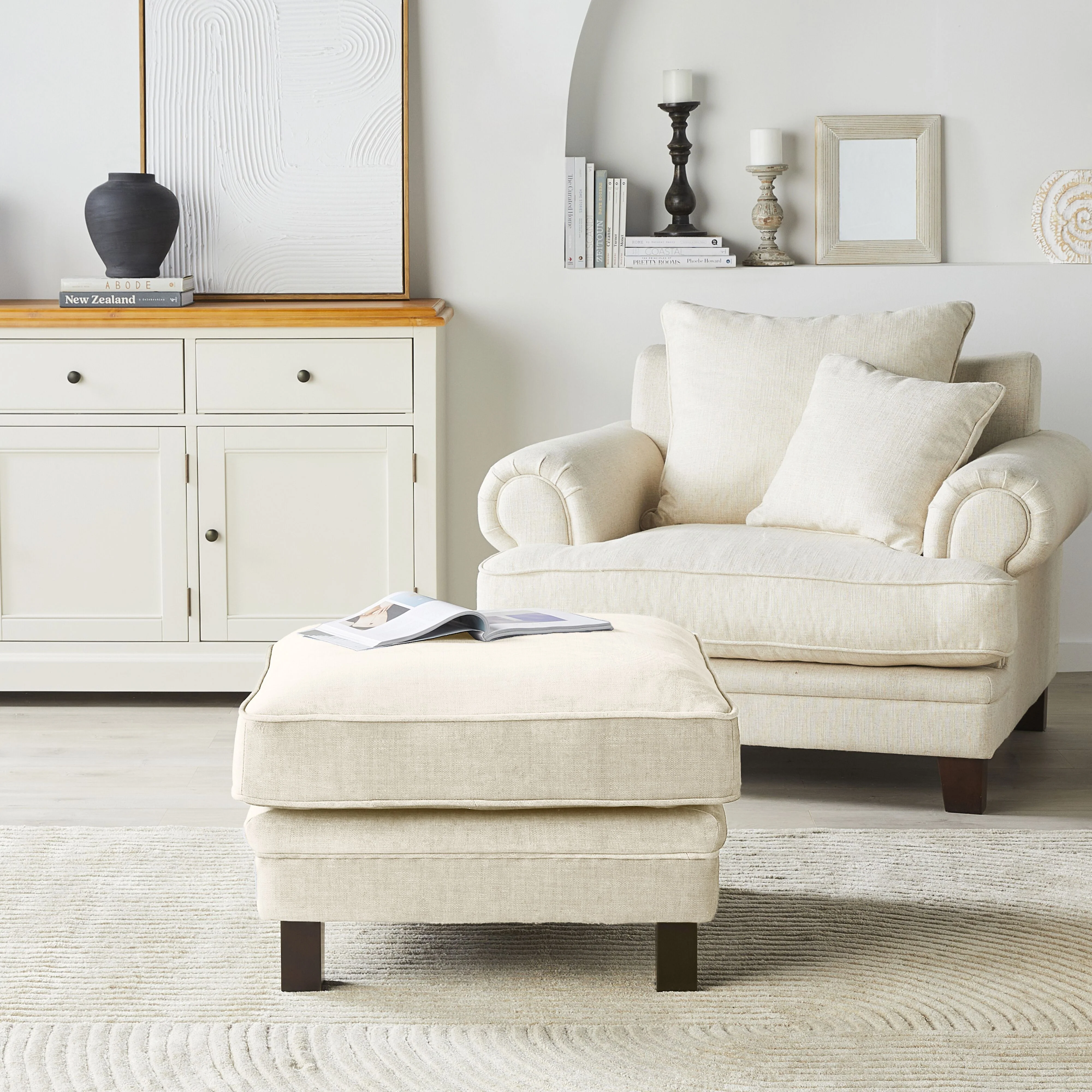 Lisette Ottoman Dublin Linen - Image 5