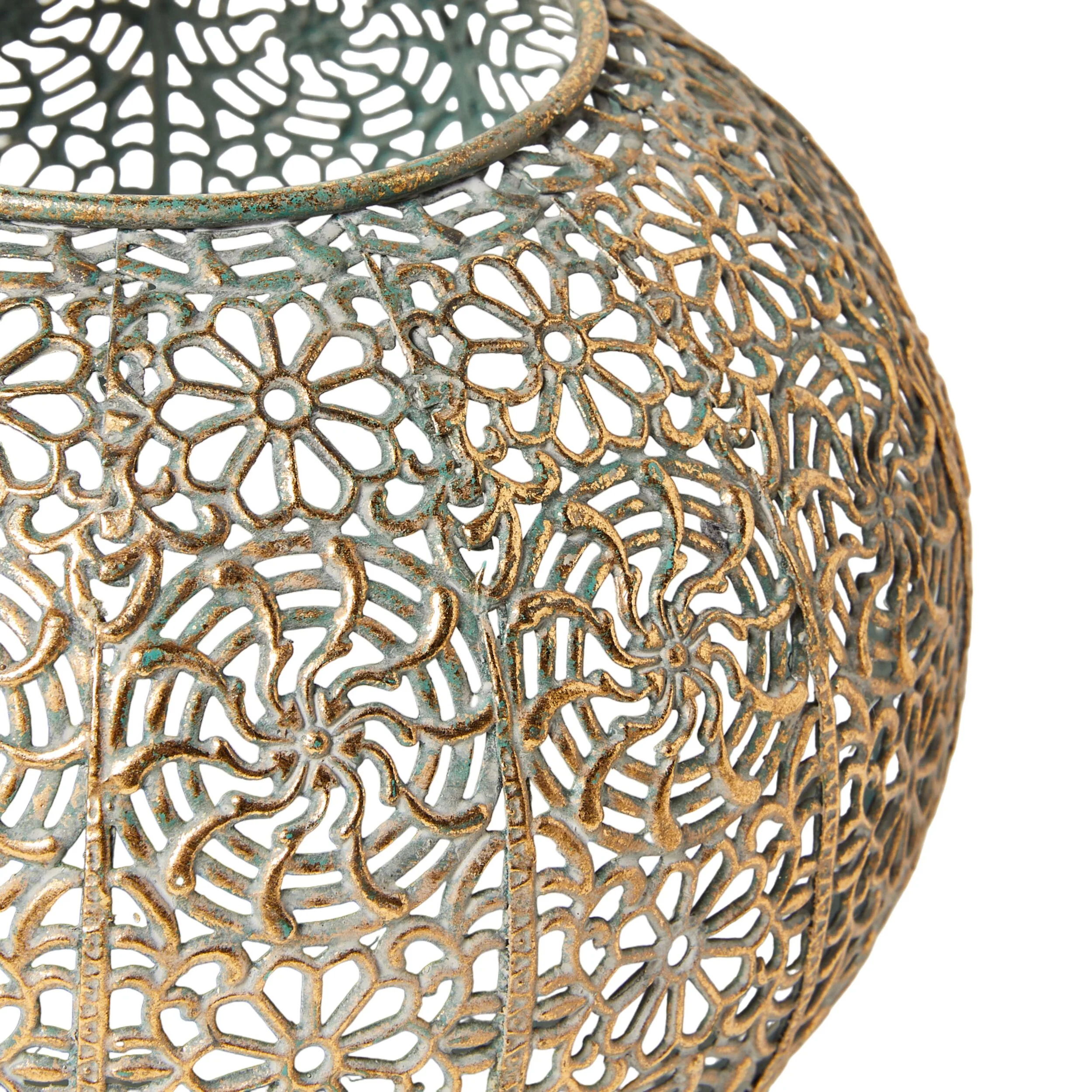 Liya Metal Lantern 20x20x14cm - Image 2