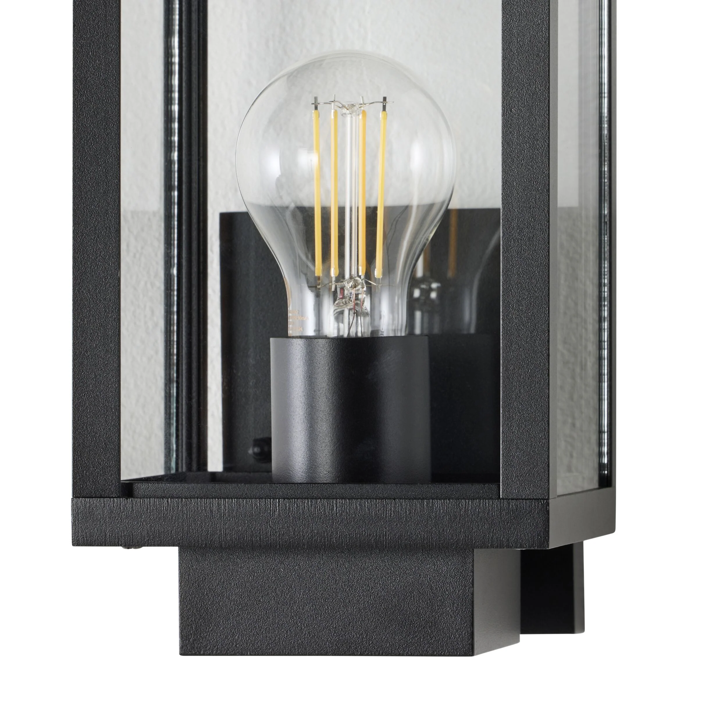 Logan 1 Light Exterior Wall Bracket Black - Image 3