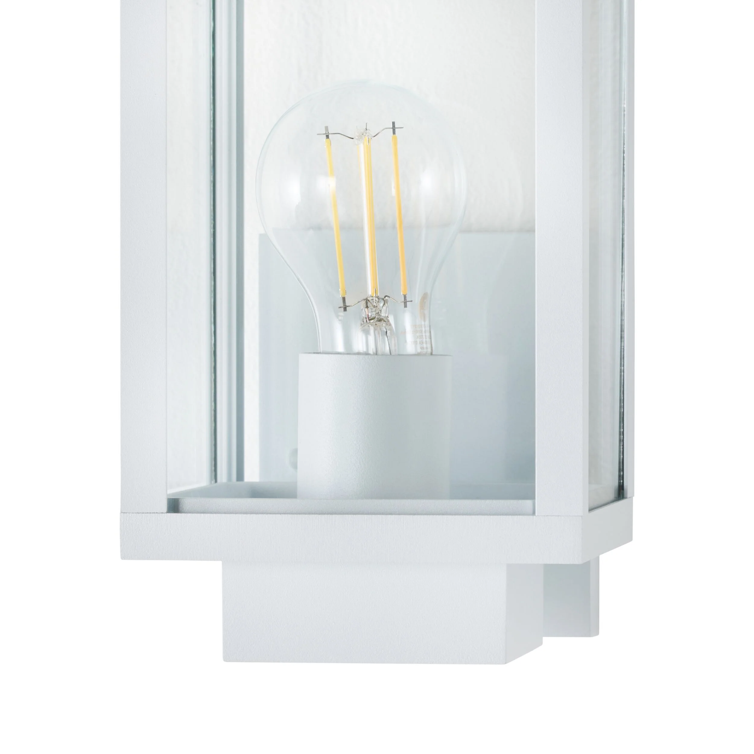 Logan 1 Light Exterior Wall Bracket White - Image 3