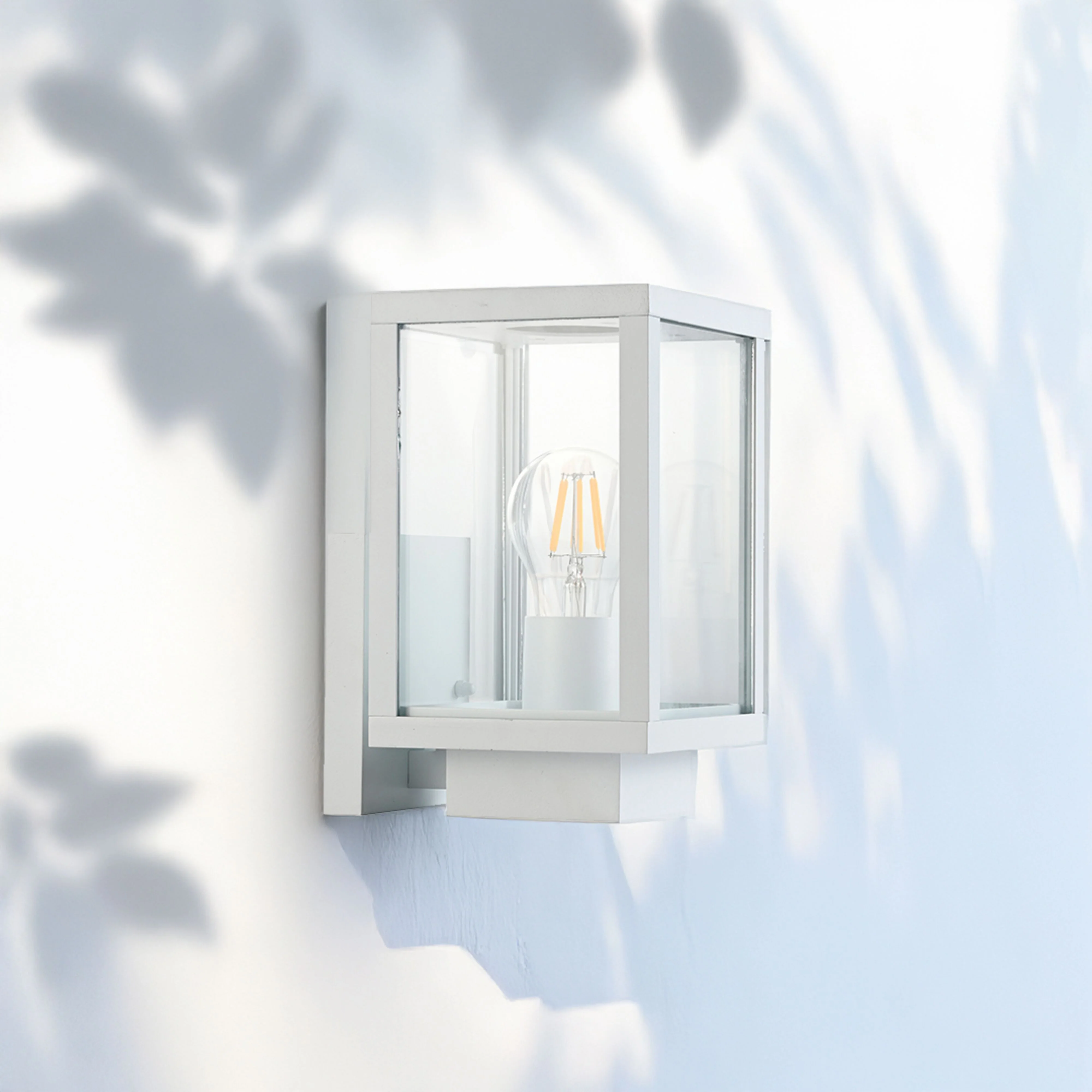 Logan 1 Light Exterior Wall Bracket White - Image 4