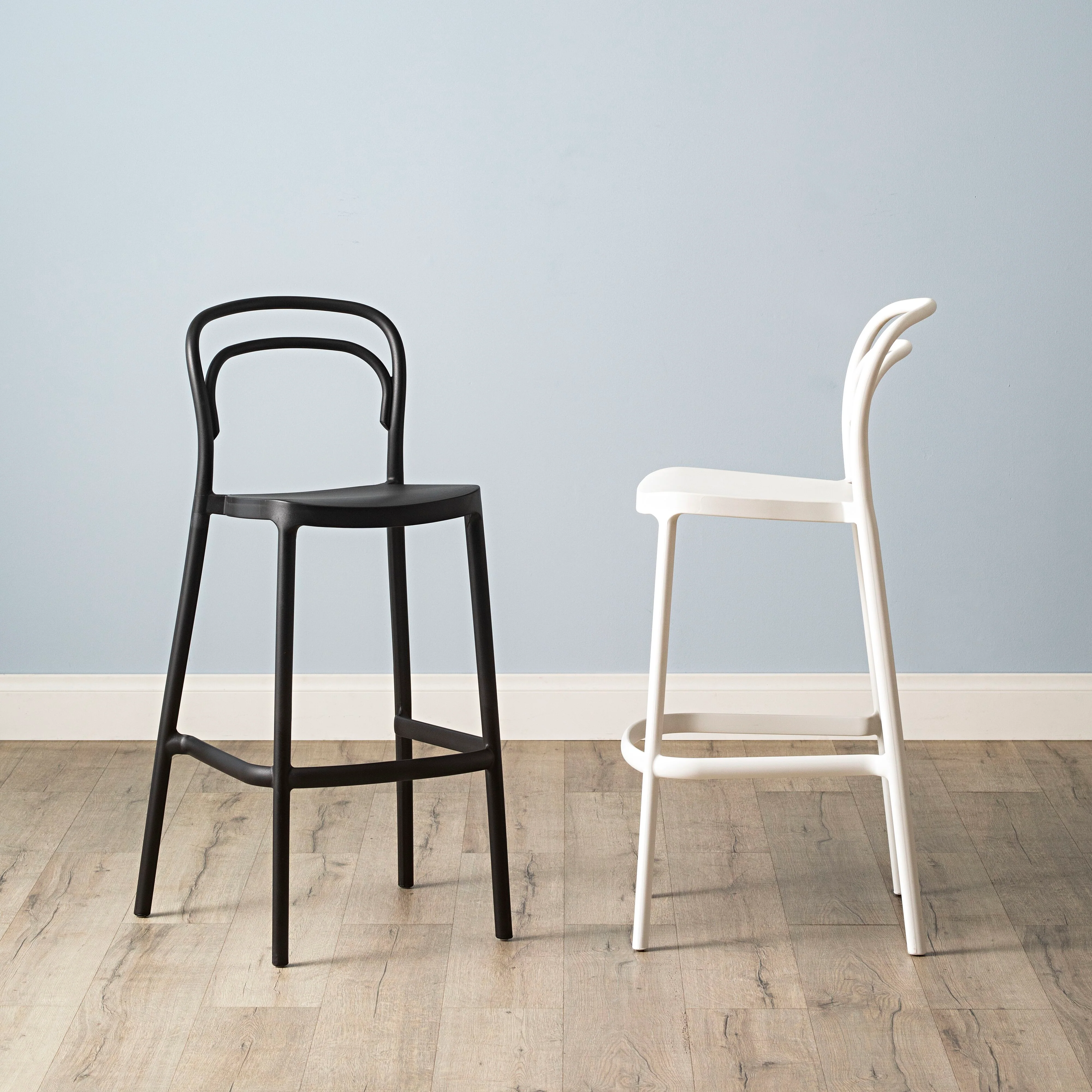 Lola Bar Stool White - Image 7