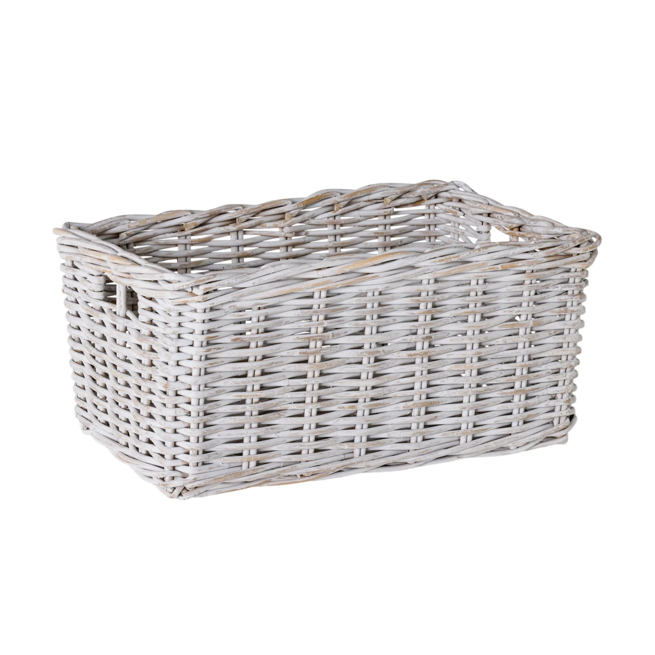 Lorne Basket Large White Wash 55x35x26cm - Image 2