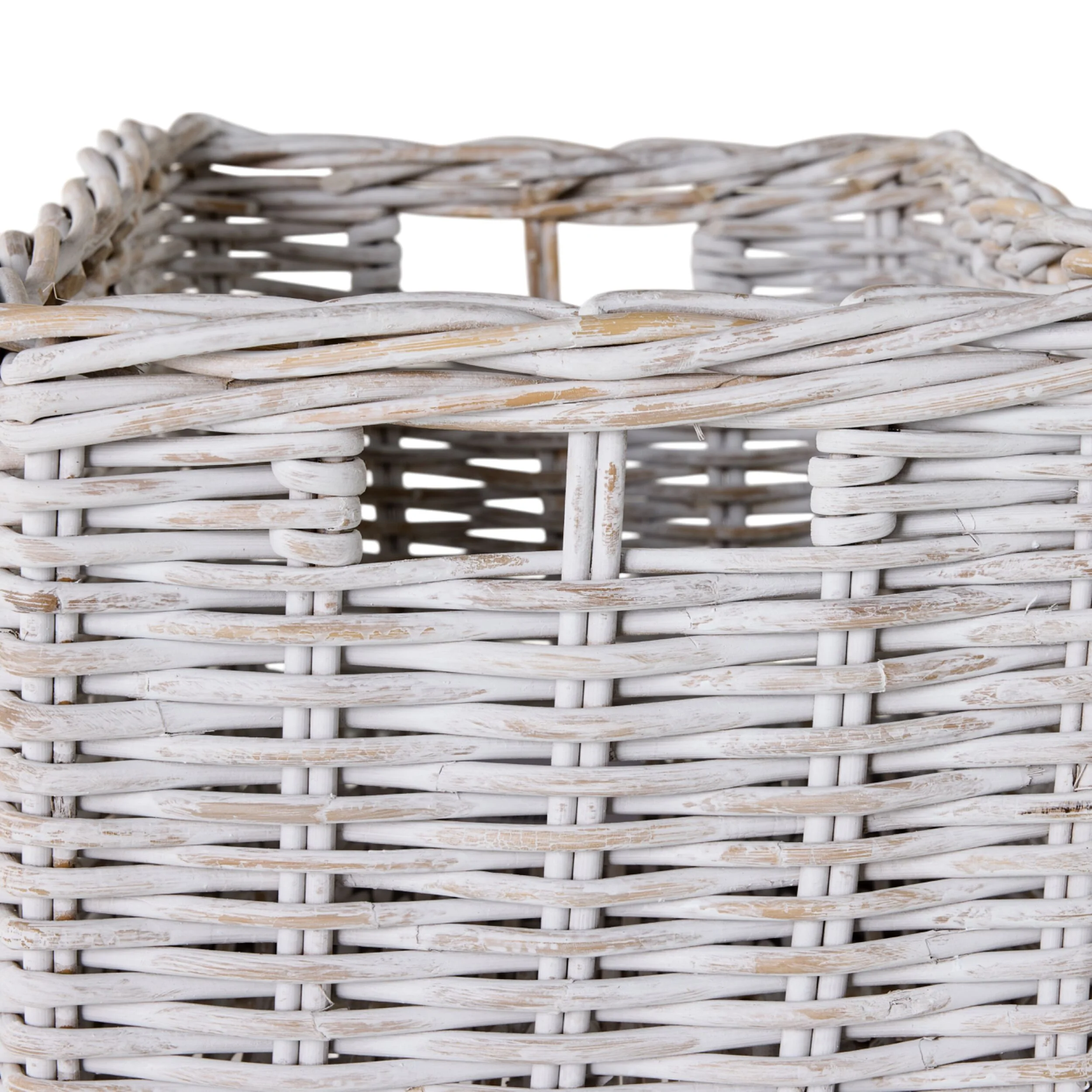 Lorne Basket Large White Wash 55x35x26cm - Image 5