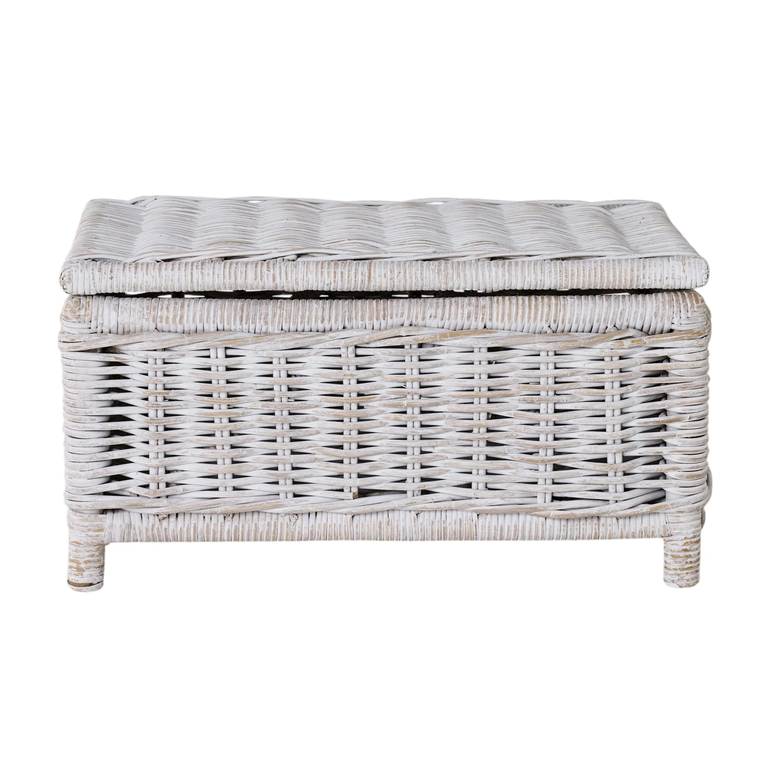 Lorne Blanket Box Medium White Wash 60x42x35cm - Image 13