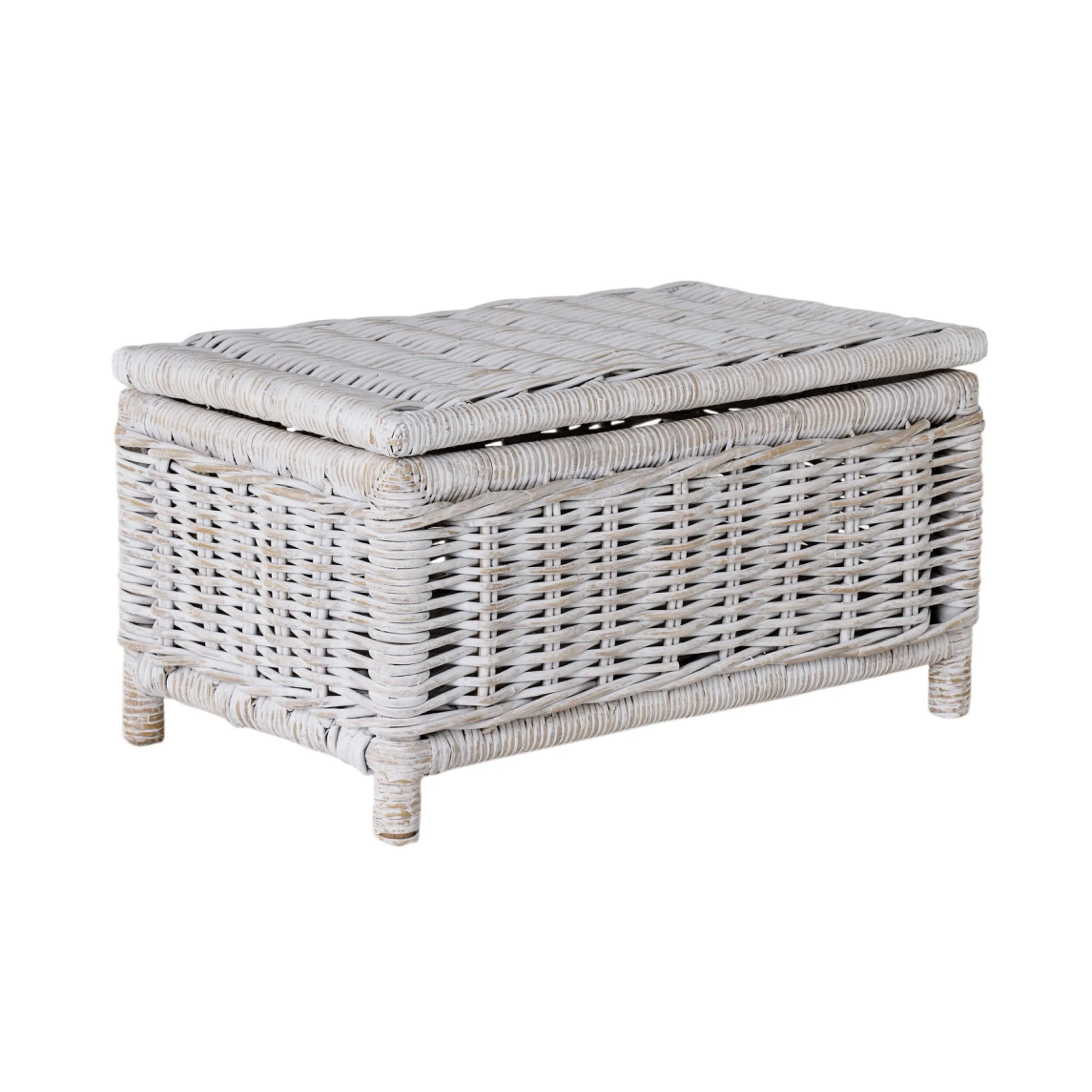 Lorne Blanket Box Medium White Wash 60x42x35cm - Image 14