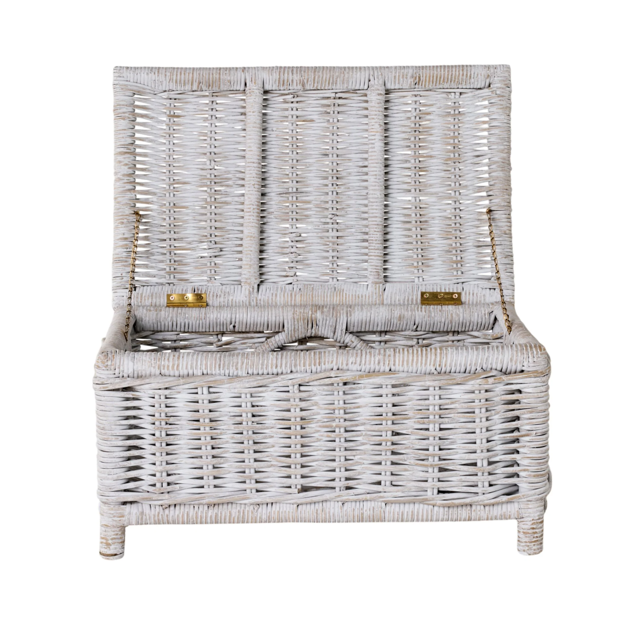 Lorne Blanket Box Medium White Wash 60x42x35cm - Image 15