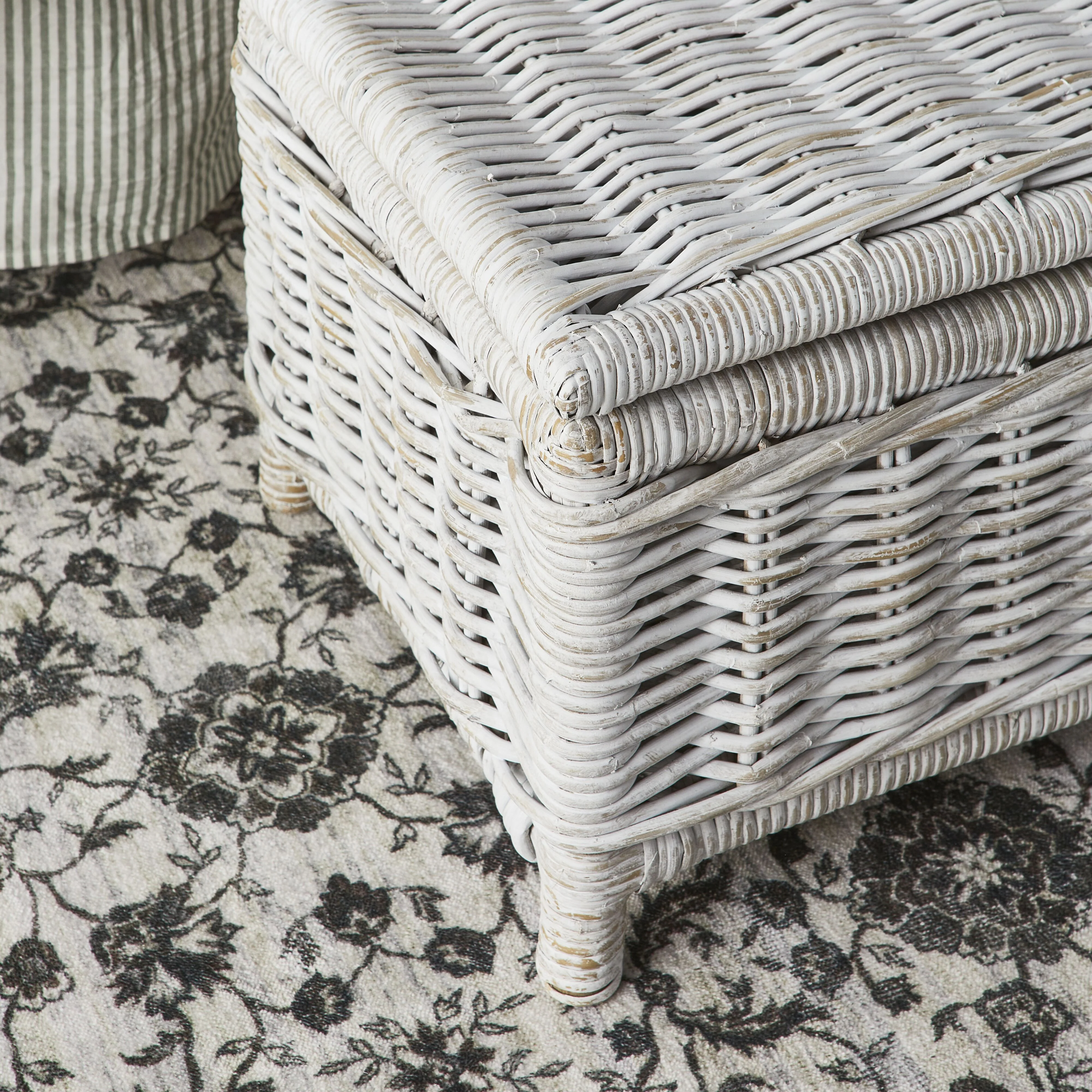 Lorne Blanket Box Medium White Wash 60x42x35cm - Image 24