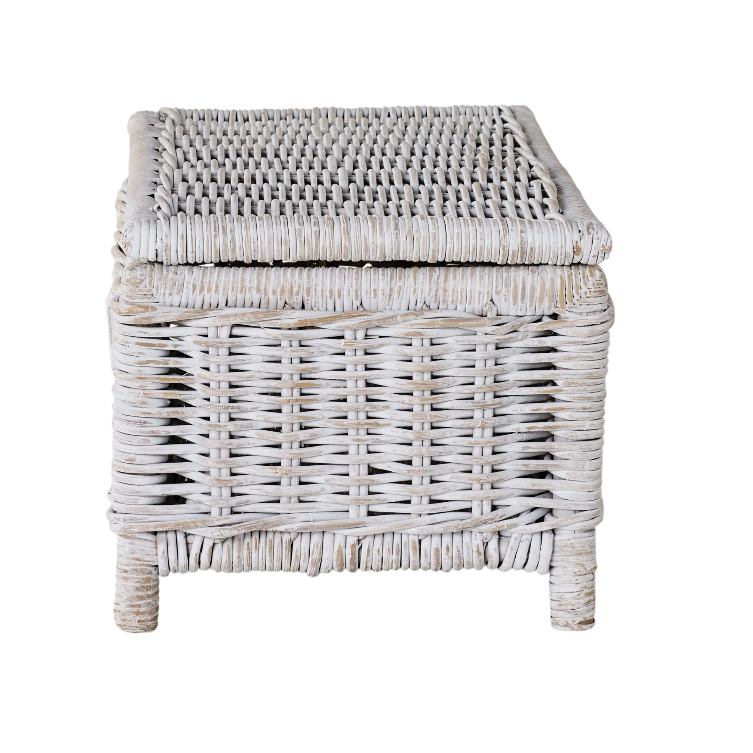 Lorne Blanket Box Medium White Wash 60x42x35cm - Image 5