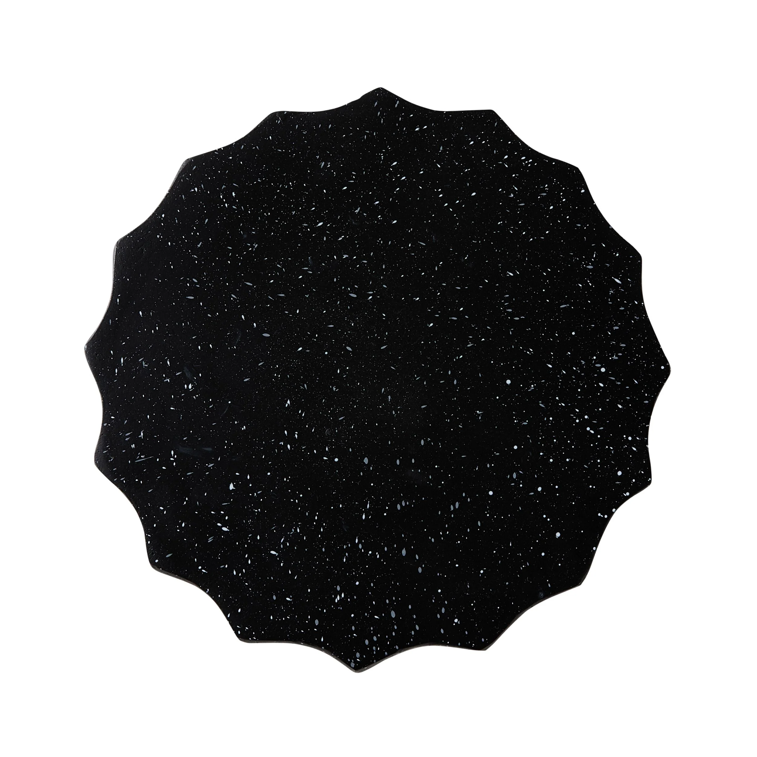 Lotus Black Stool 37x37x46cm - Image 3