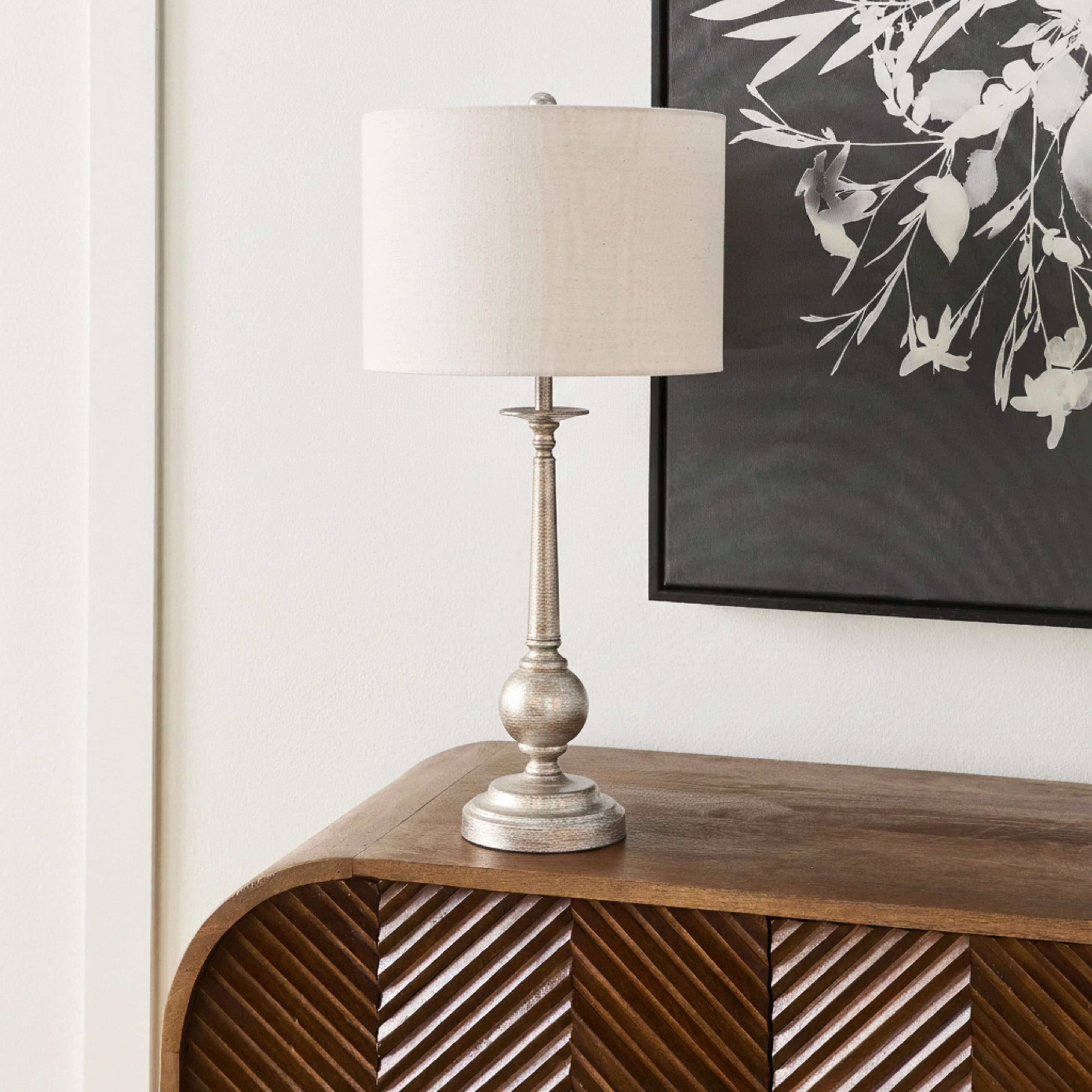 Lugo Candlestick Table Lamp 74cm - Image 4