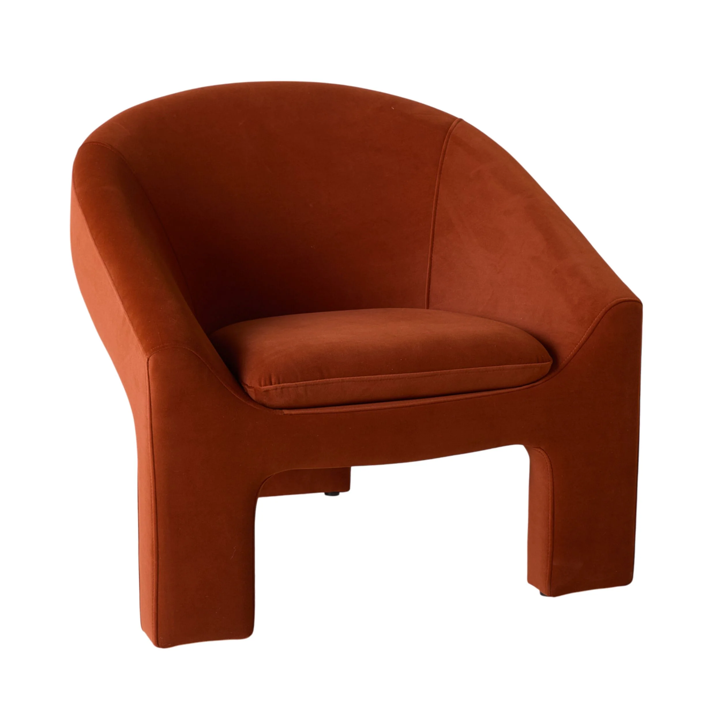 Luka Occasional Chair Velvet Copper - Image 2