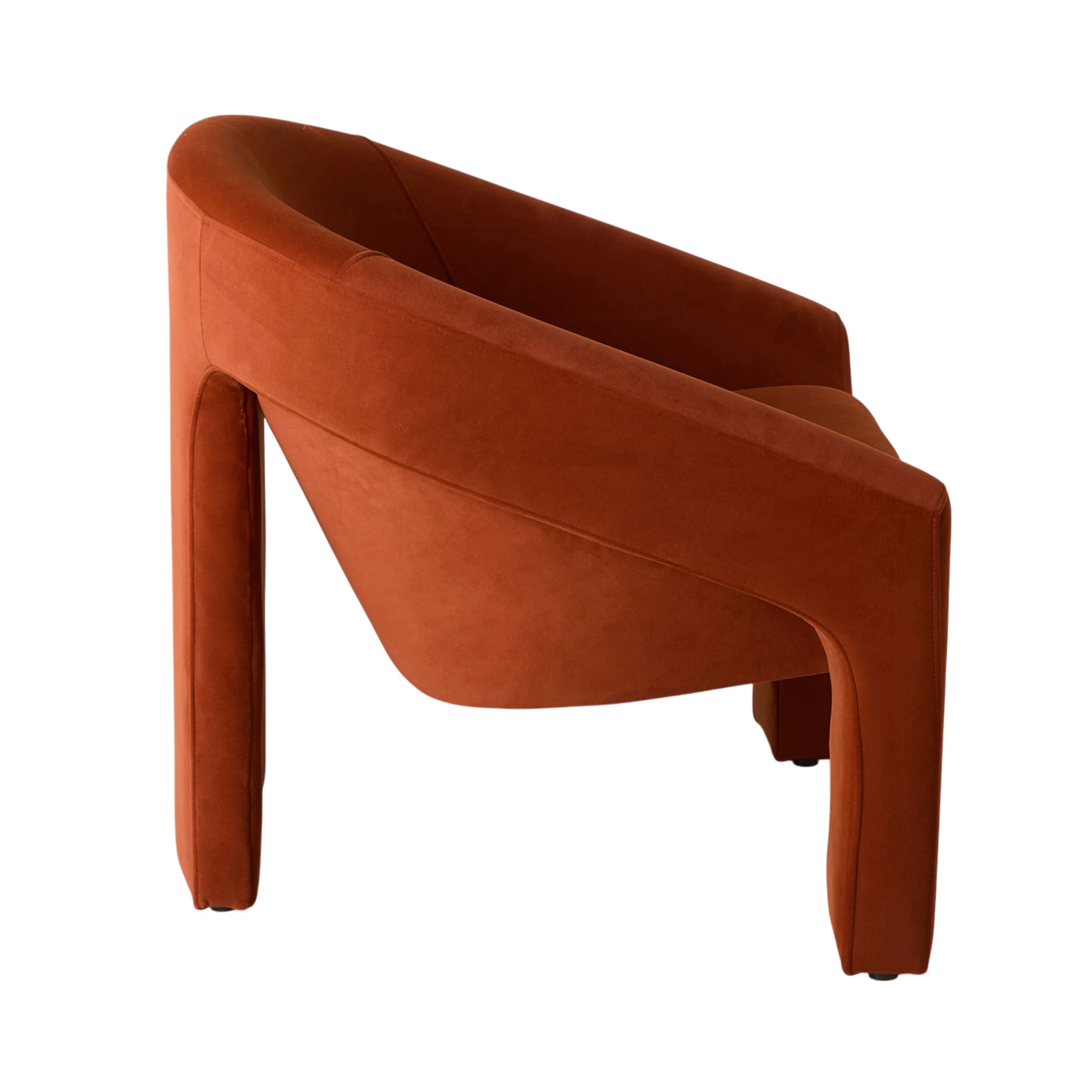 Luka Occasional Chair Velvet Copper - Image 3