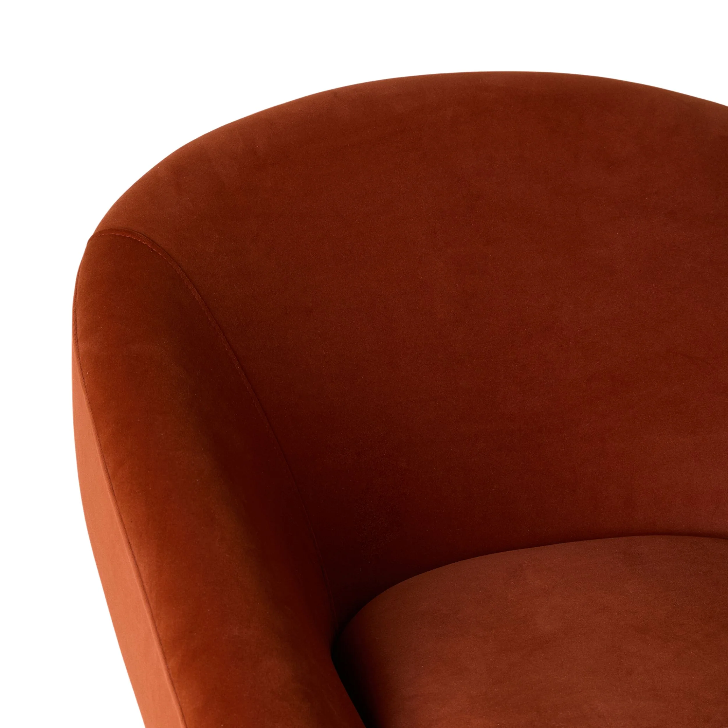 Luka Occasional Chair Velvet Copper - Image 5