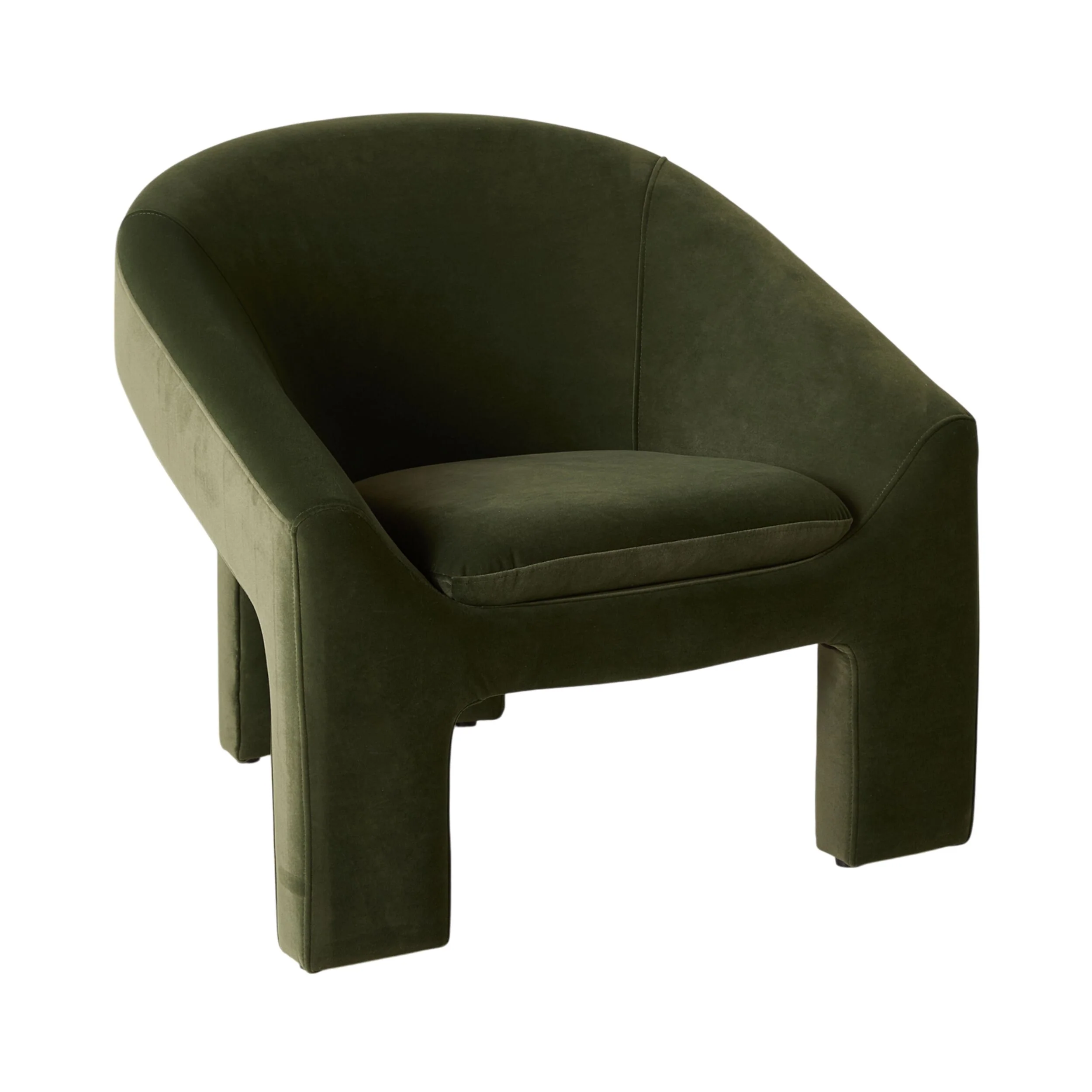 Luka Occasional Chair Velvet Eucalyptus Green - Image 2
