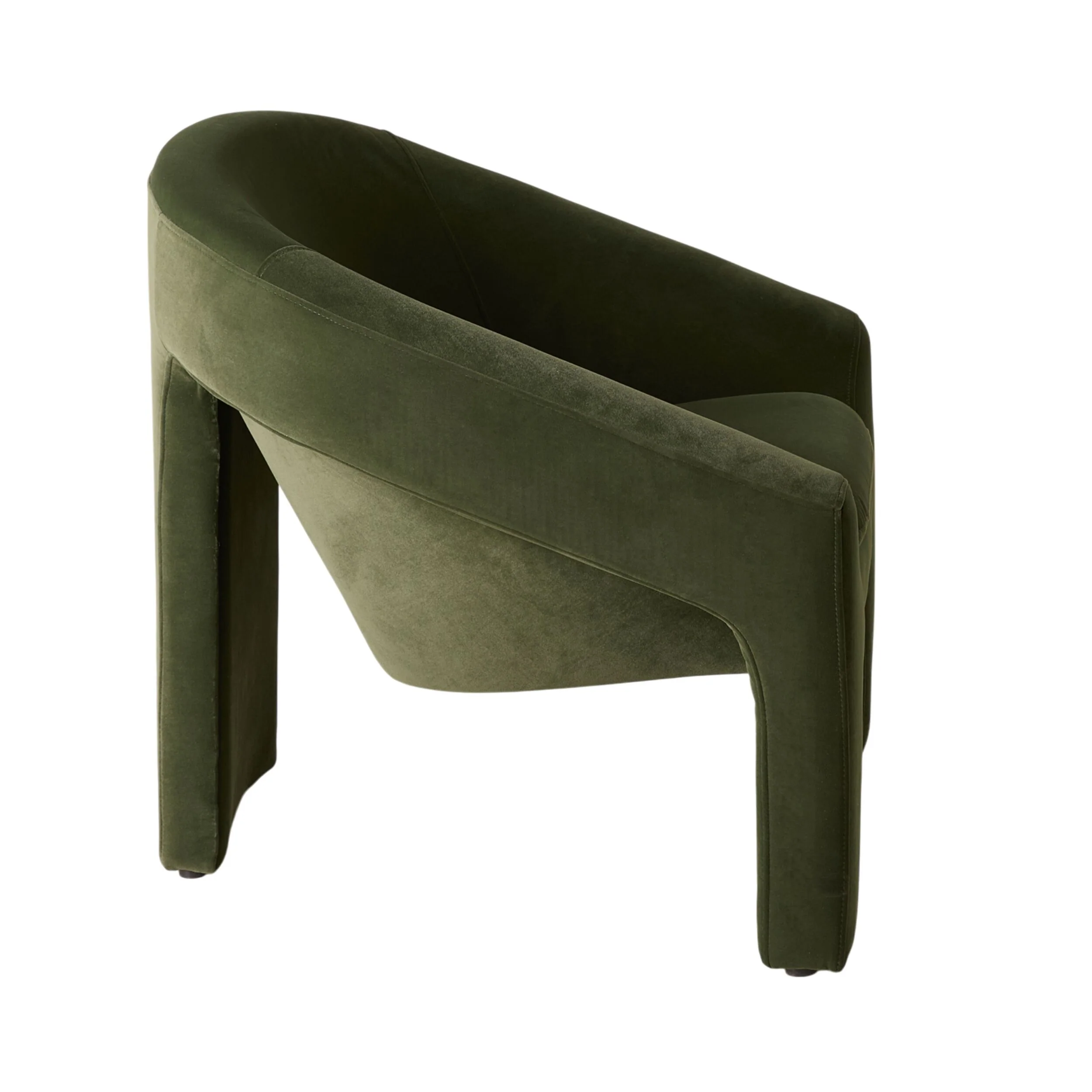 Luka Occasional Chair Velvet Eucalyptus Green - Image 3