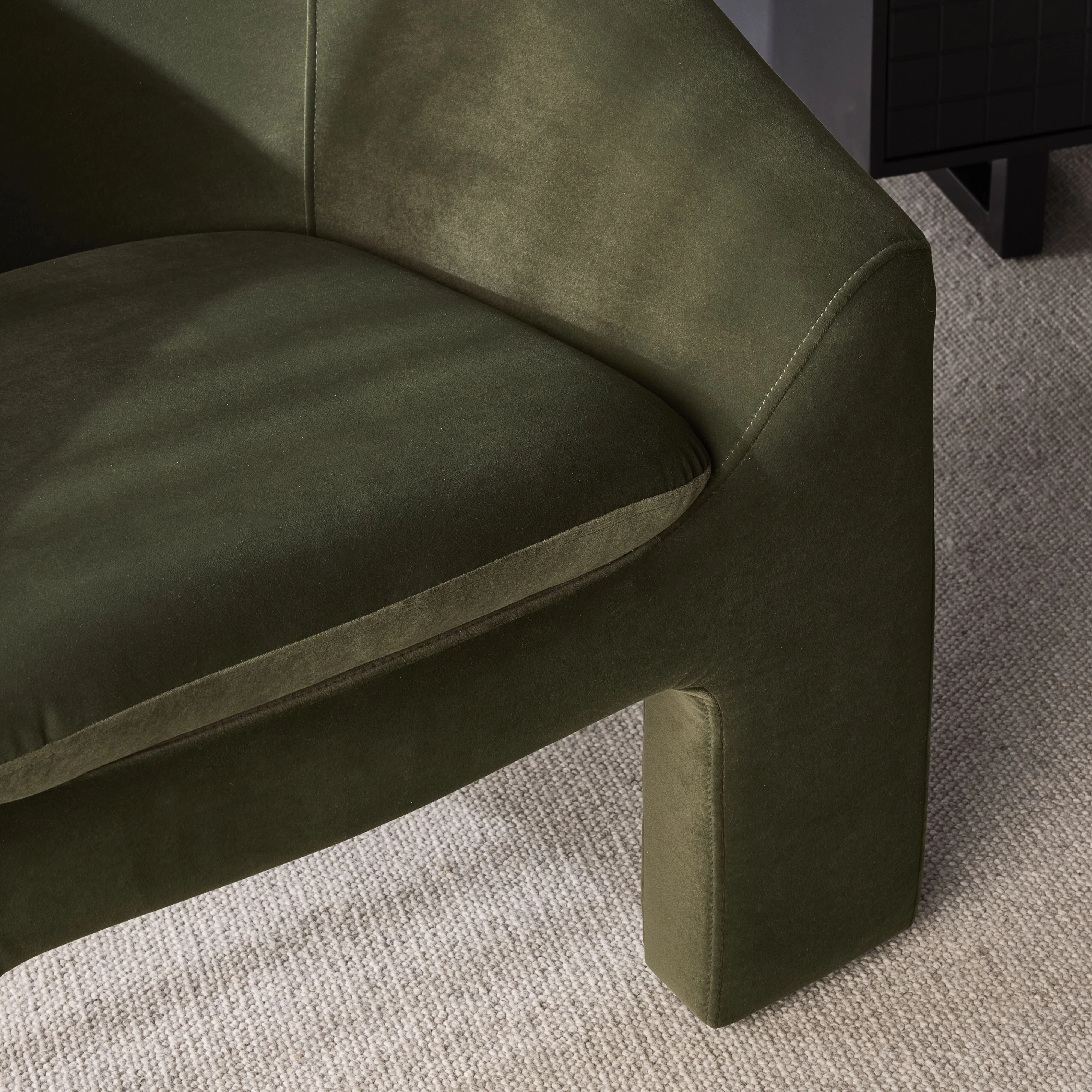 Luka Occasional Chair Velvet Eucalyptus Green - Image 9