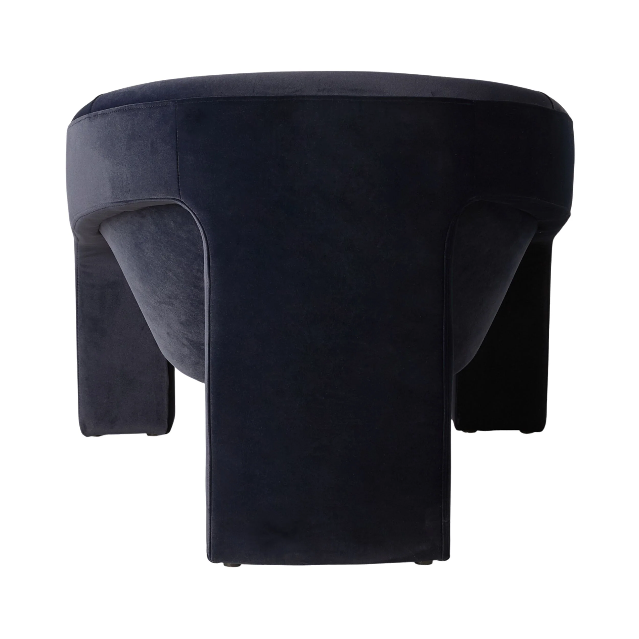 Luka Occasional Chair Velvet Midnight Blue - Image 4