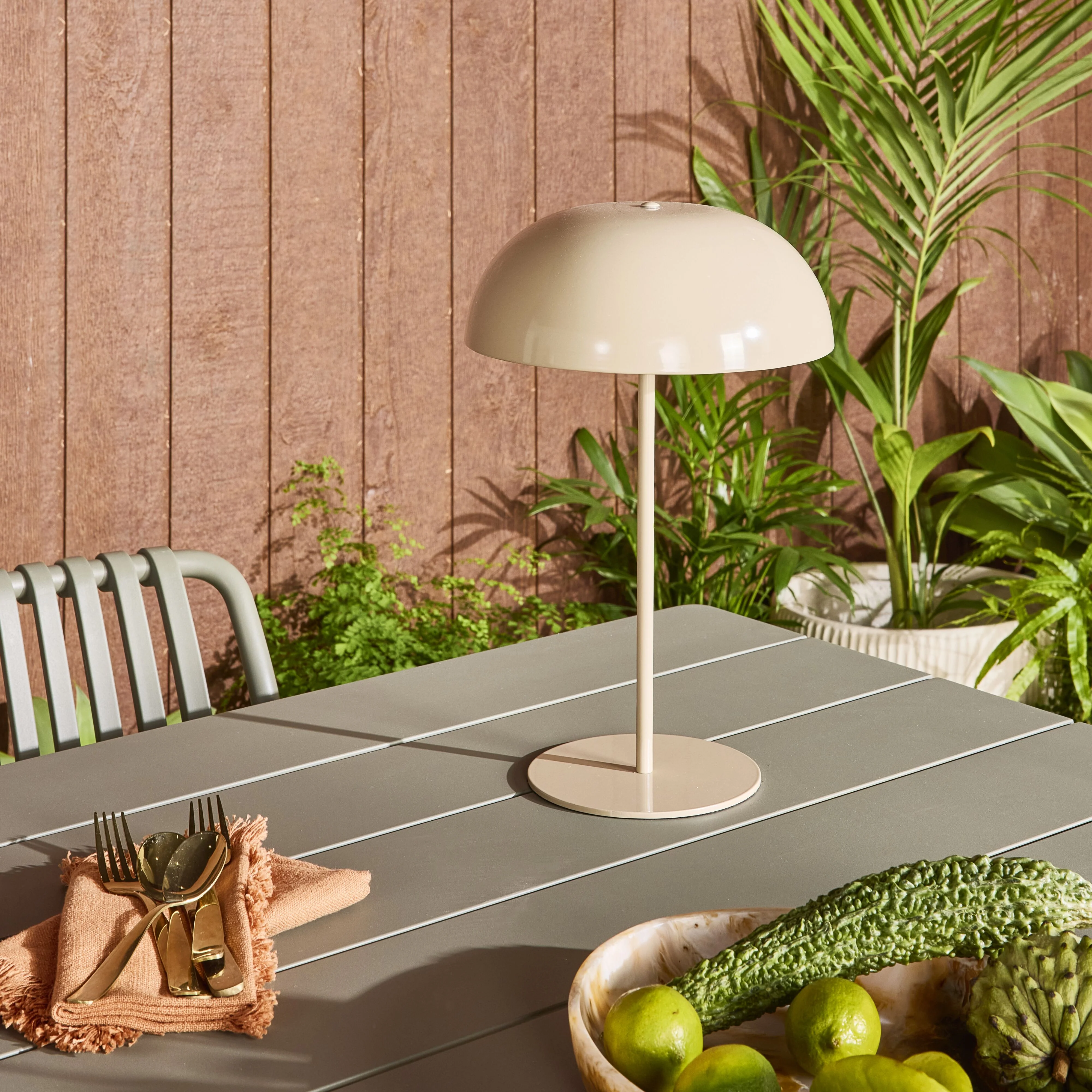 Lukas Portable USB Table Lamp Parchment 40cm - Image 5