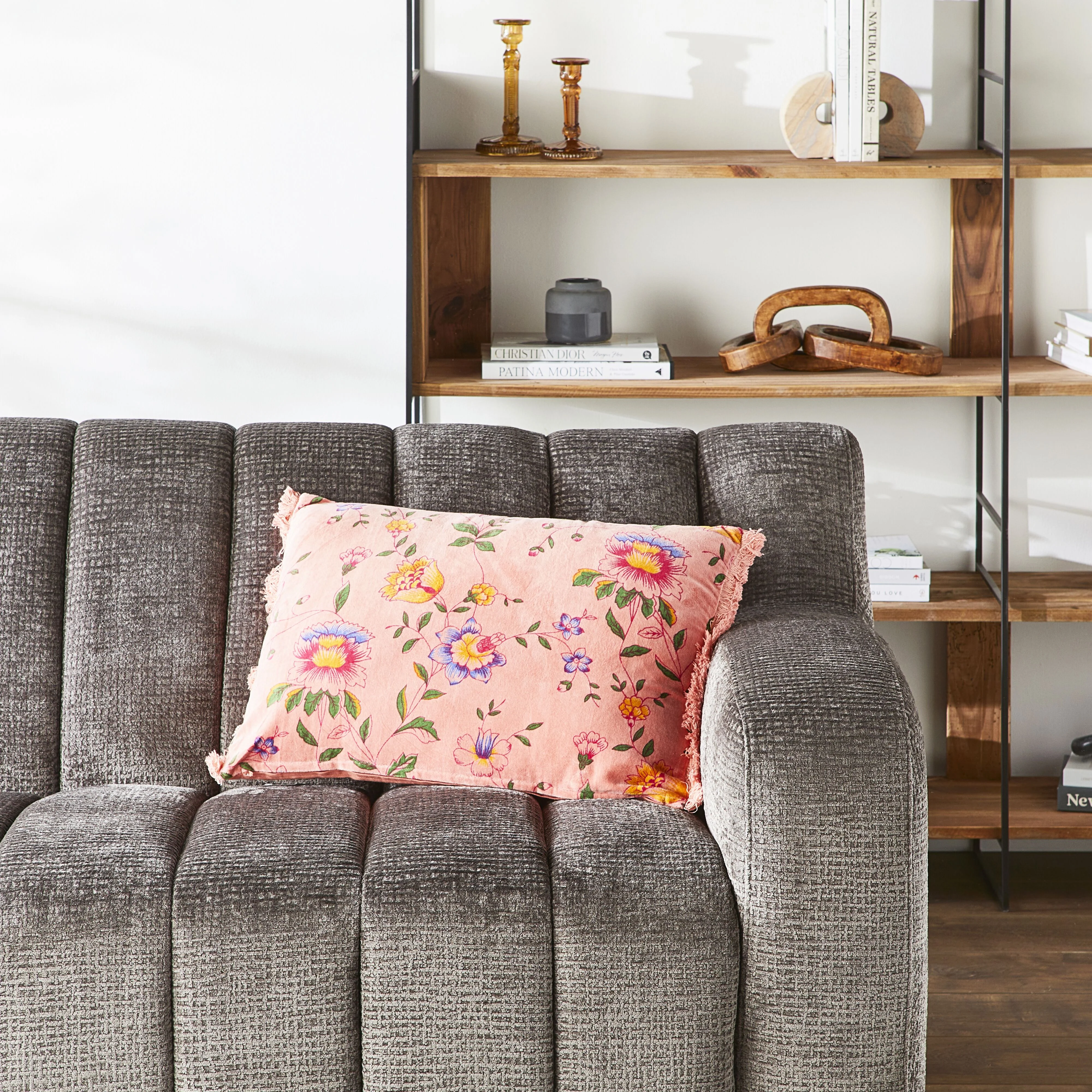Lulla Vintage Rose Cushion 60x40cm - Image 4