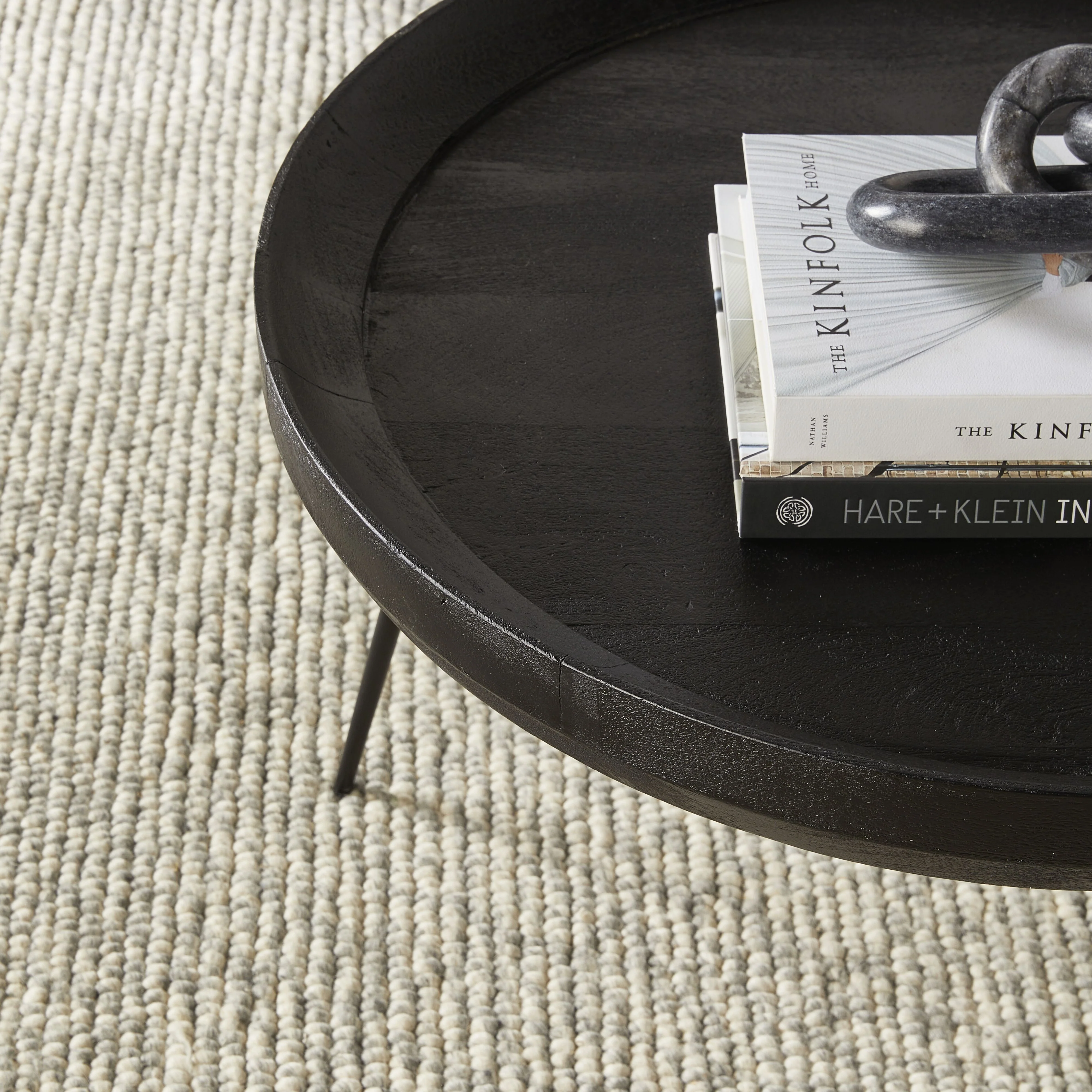 Luna Round Coffee Table Black - Image 6