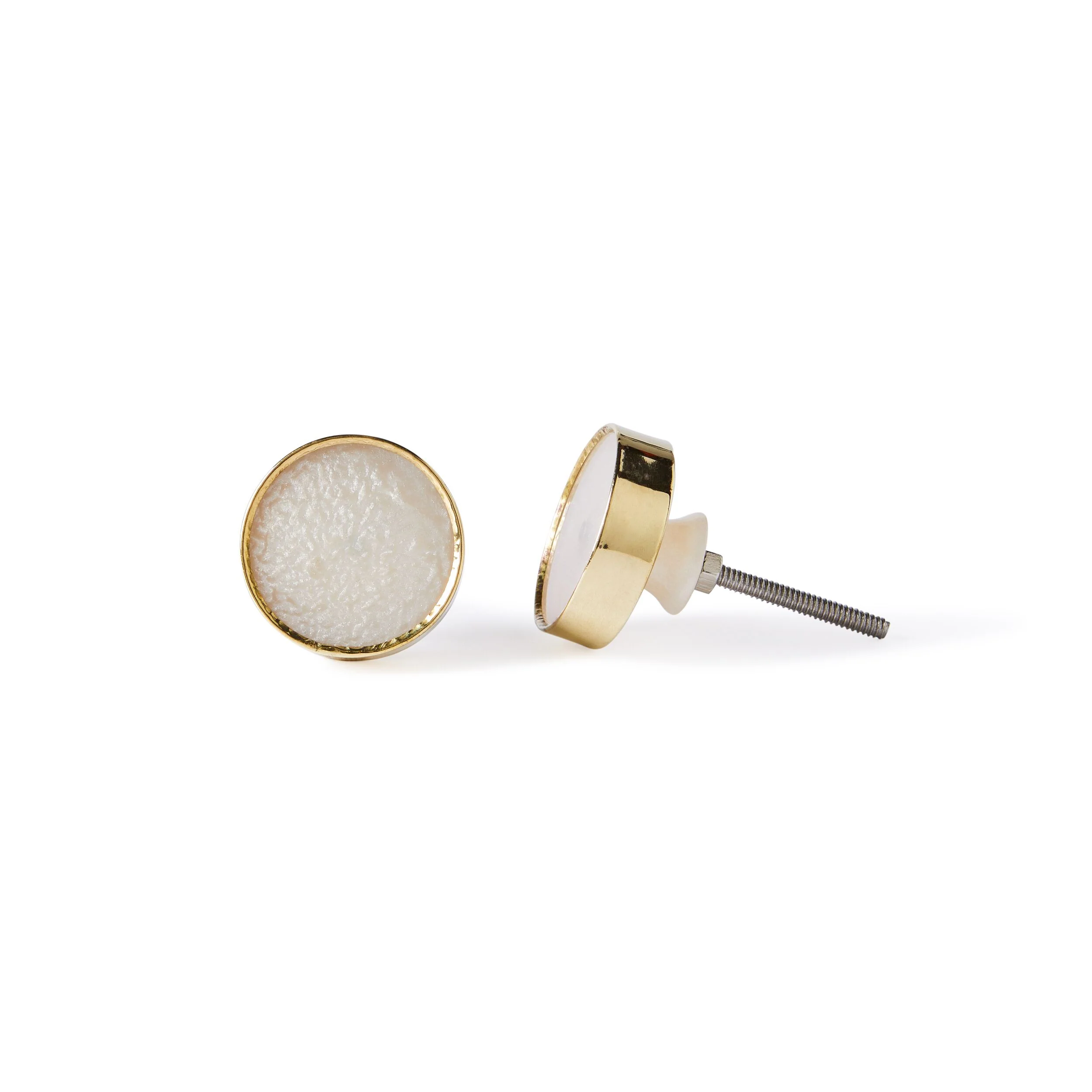 Luxe Pearl Disc Knob 4cm - Image 2
