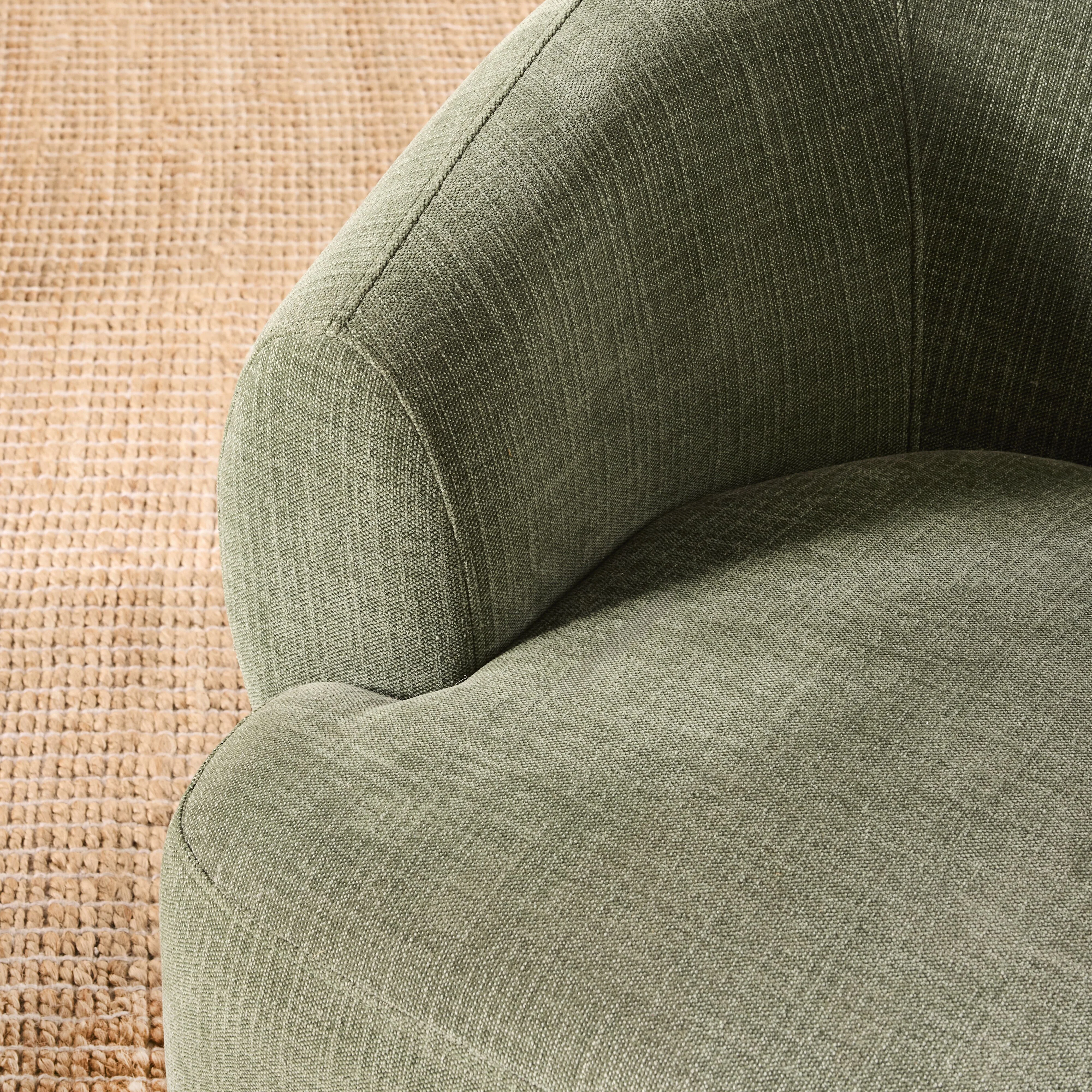 Lyra Swivel Occasional Chair Solace Moss - Image 10