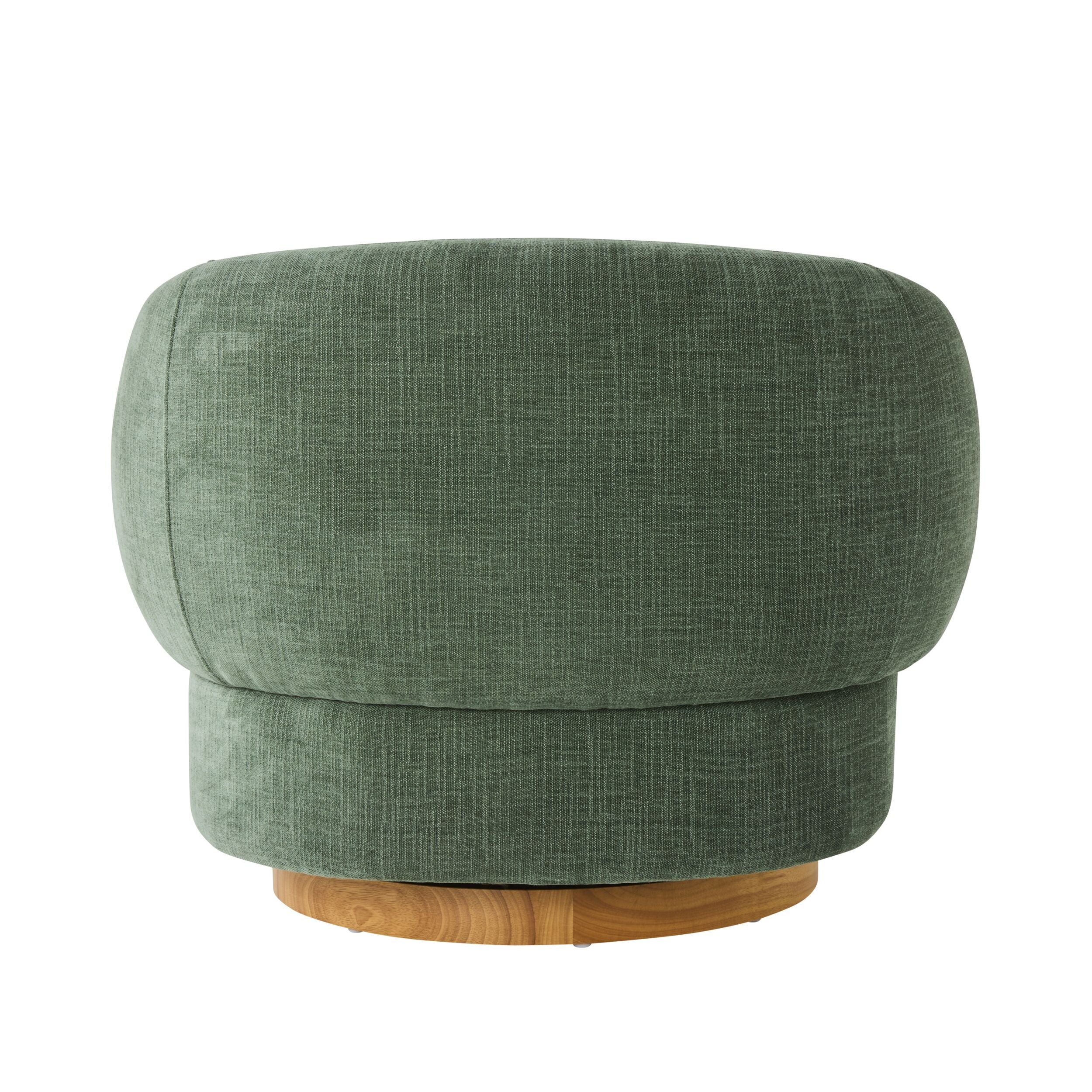 Lyra Swivel Occasional Chair Solace Moss - Image 4
