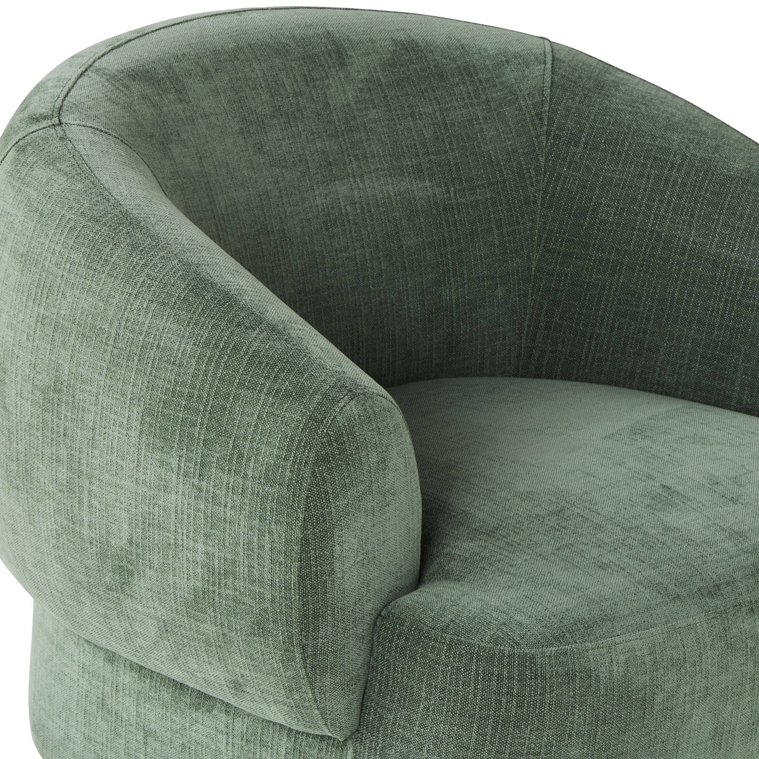 Lyra Swivel Occasional Chair Solace Moss - Image 5