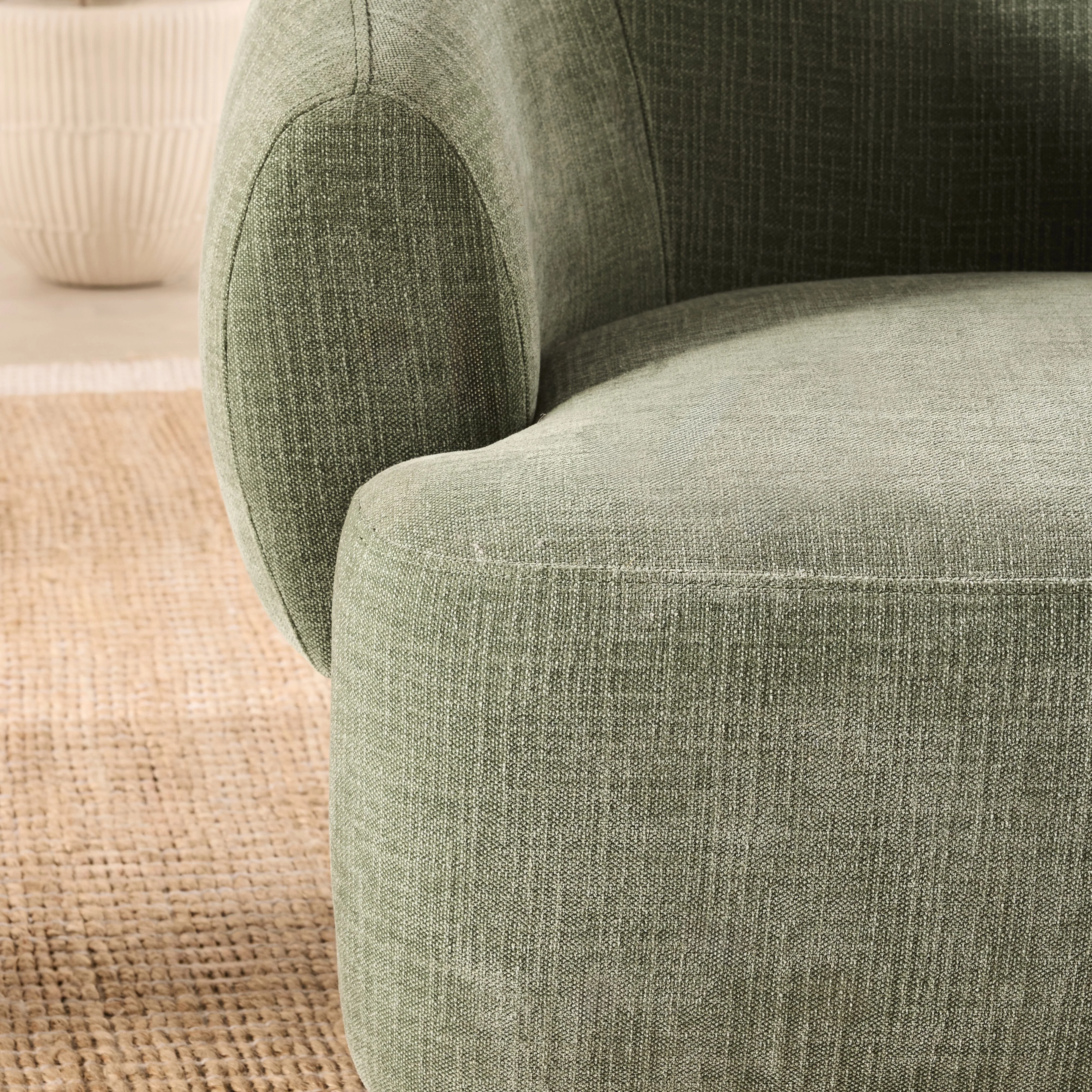 Lyra Swivel Occasional Chair Solace Moss - Image 9