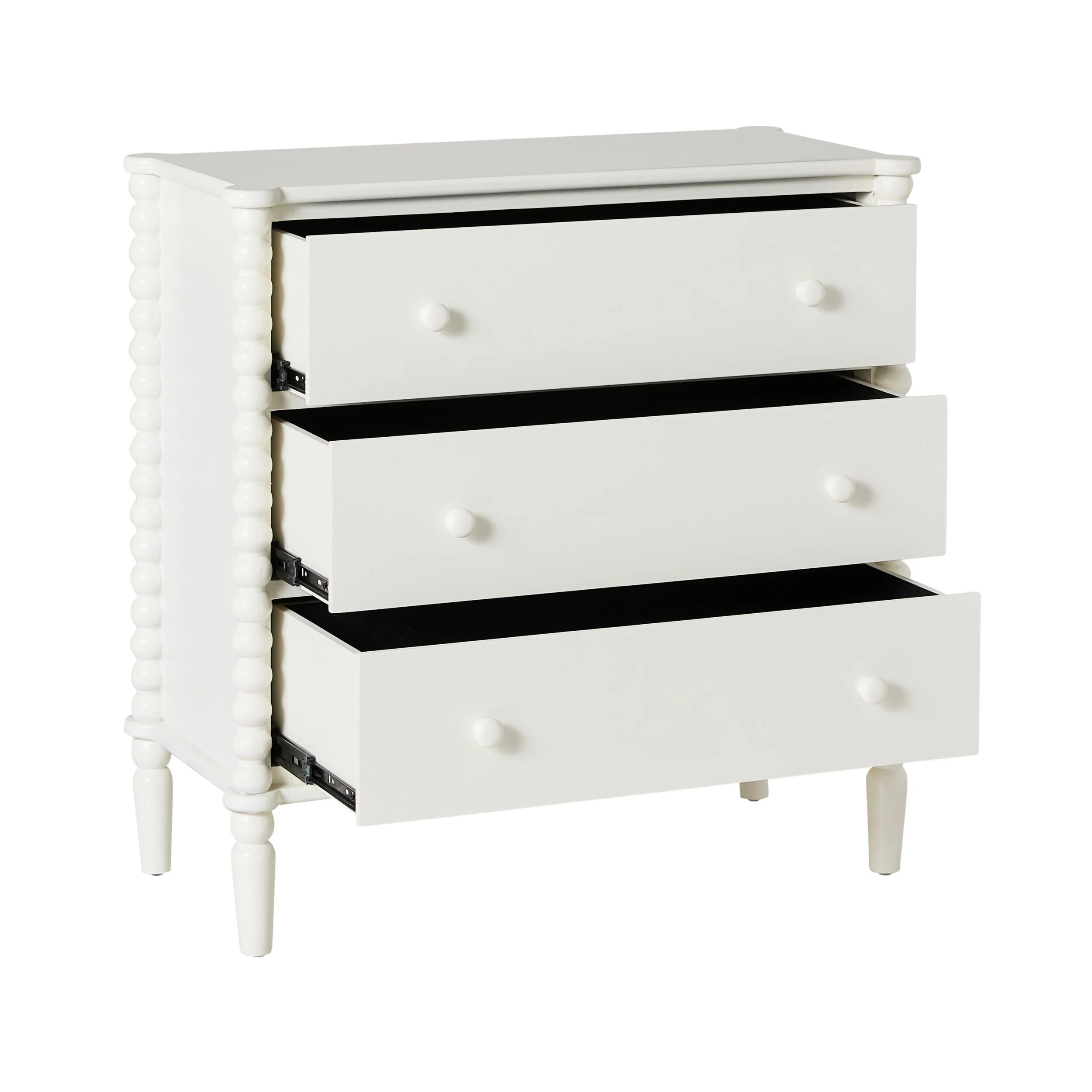 Maisie 3 Drawer Chest White - Image 3