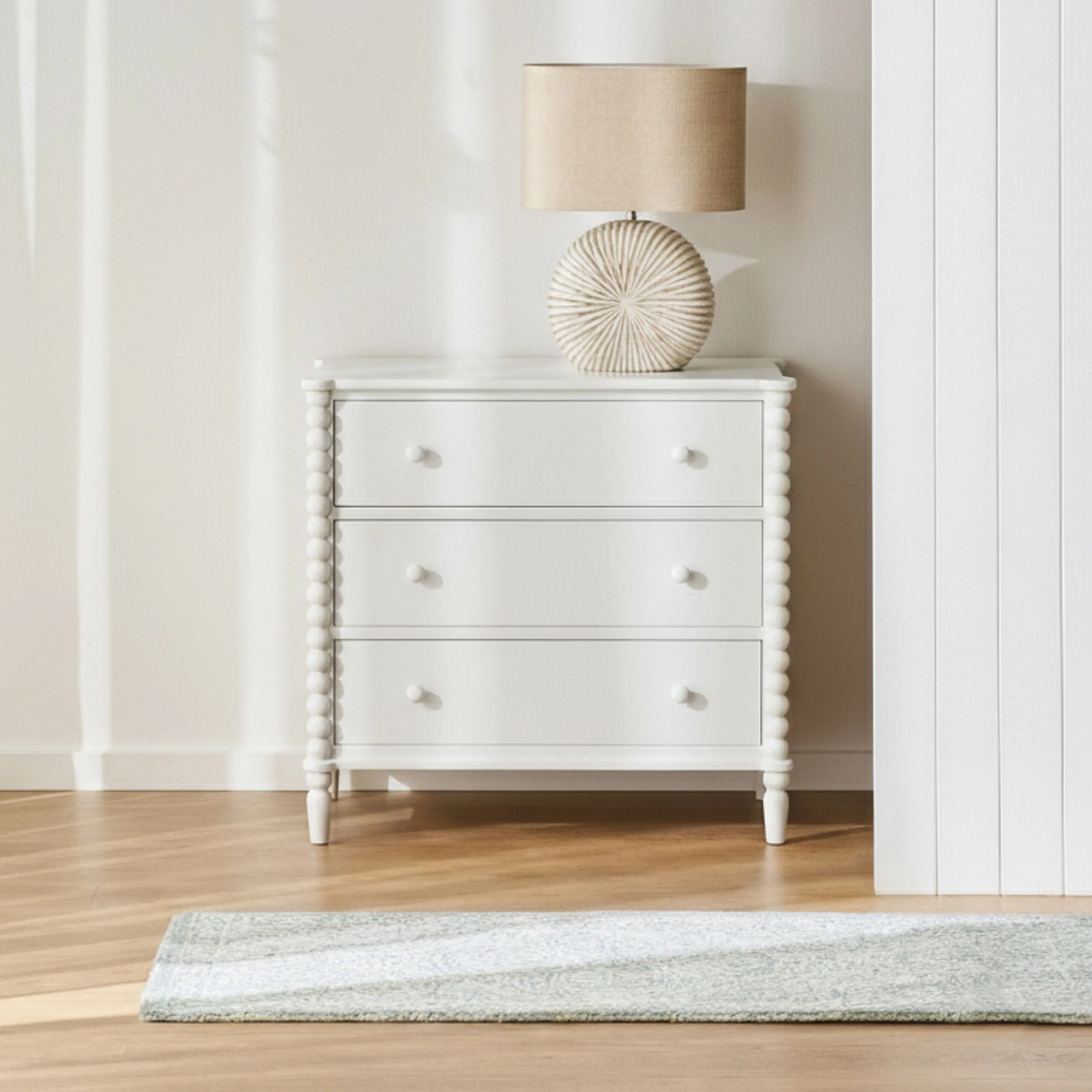 Maisie 3 Drawer Chest White - Image 8