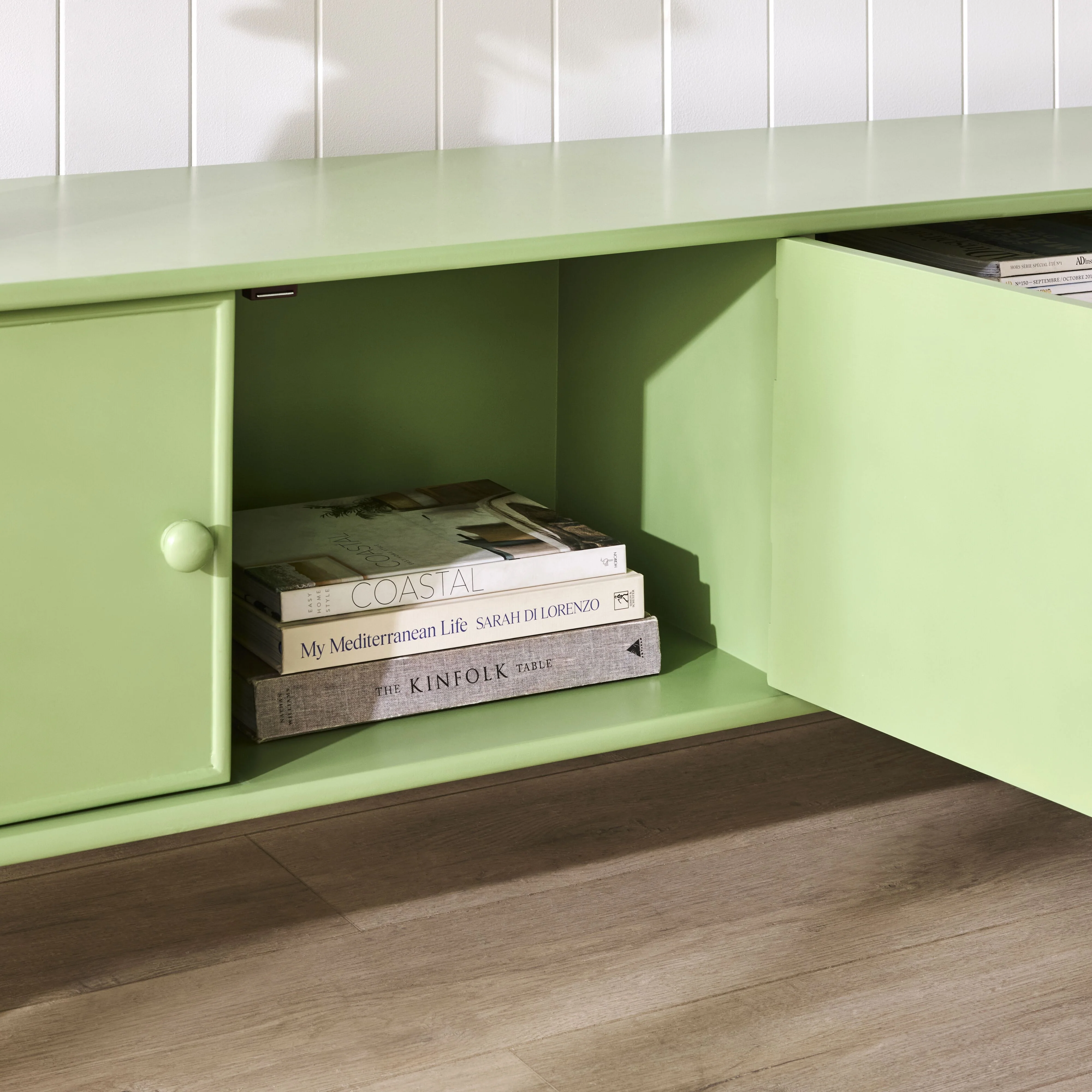 Maisie Entertainment Unit 160cm Green - Image 13