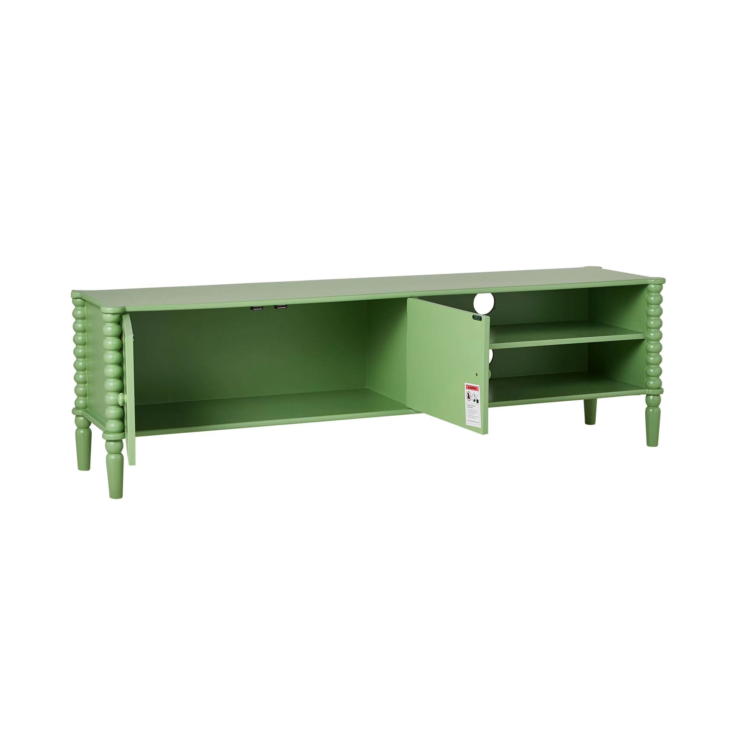 Maisie Entertainment Unit 160cm Green - Image 3