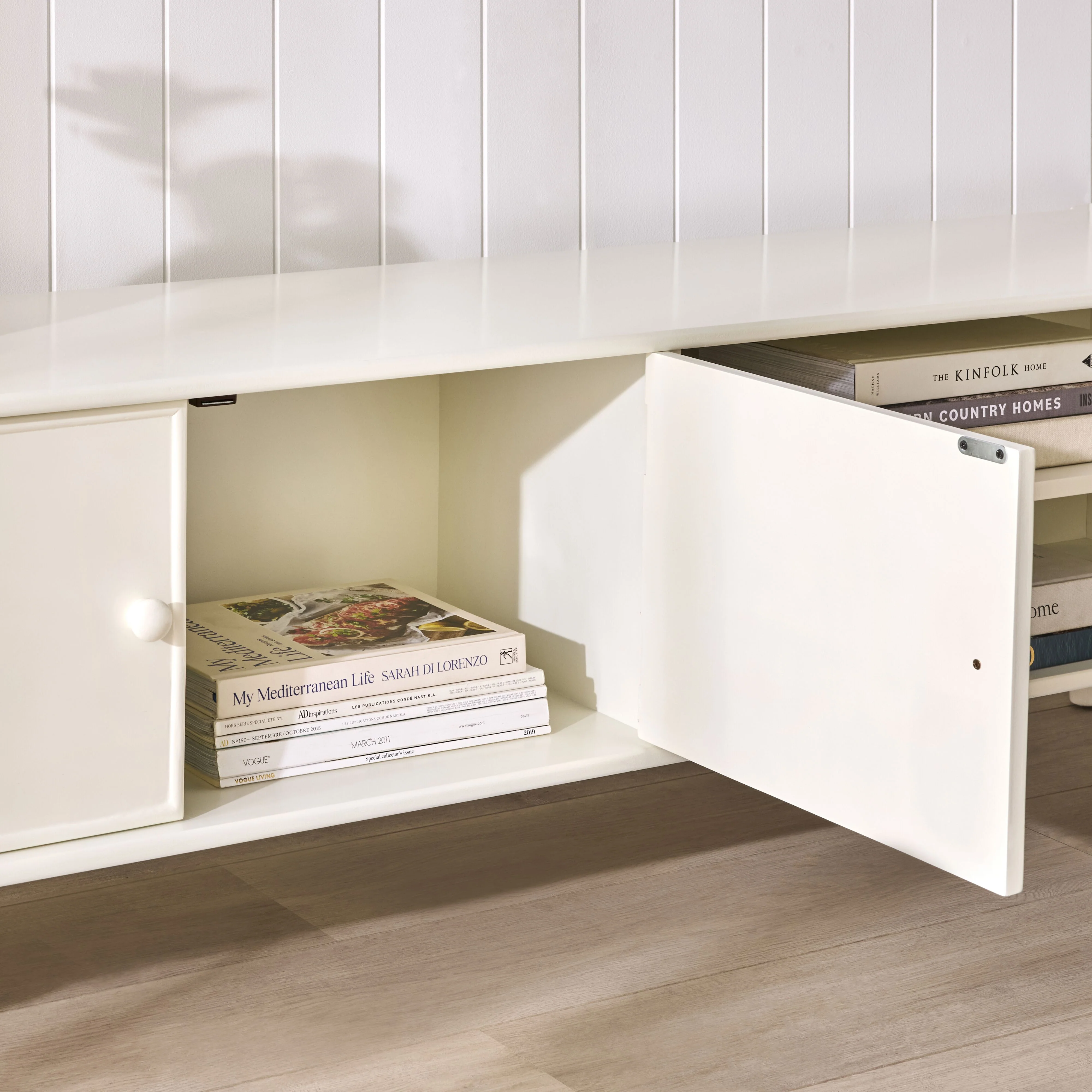 Maisie Entertainment Unit 160cm White - Image 12