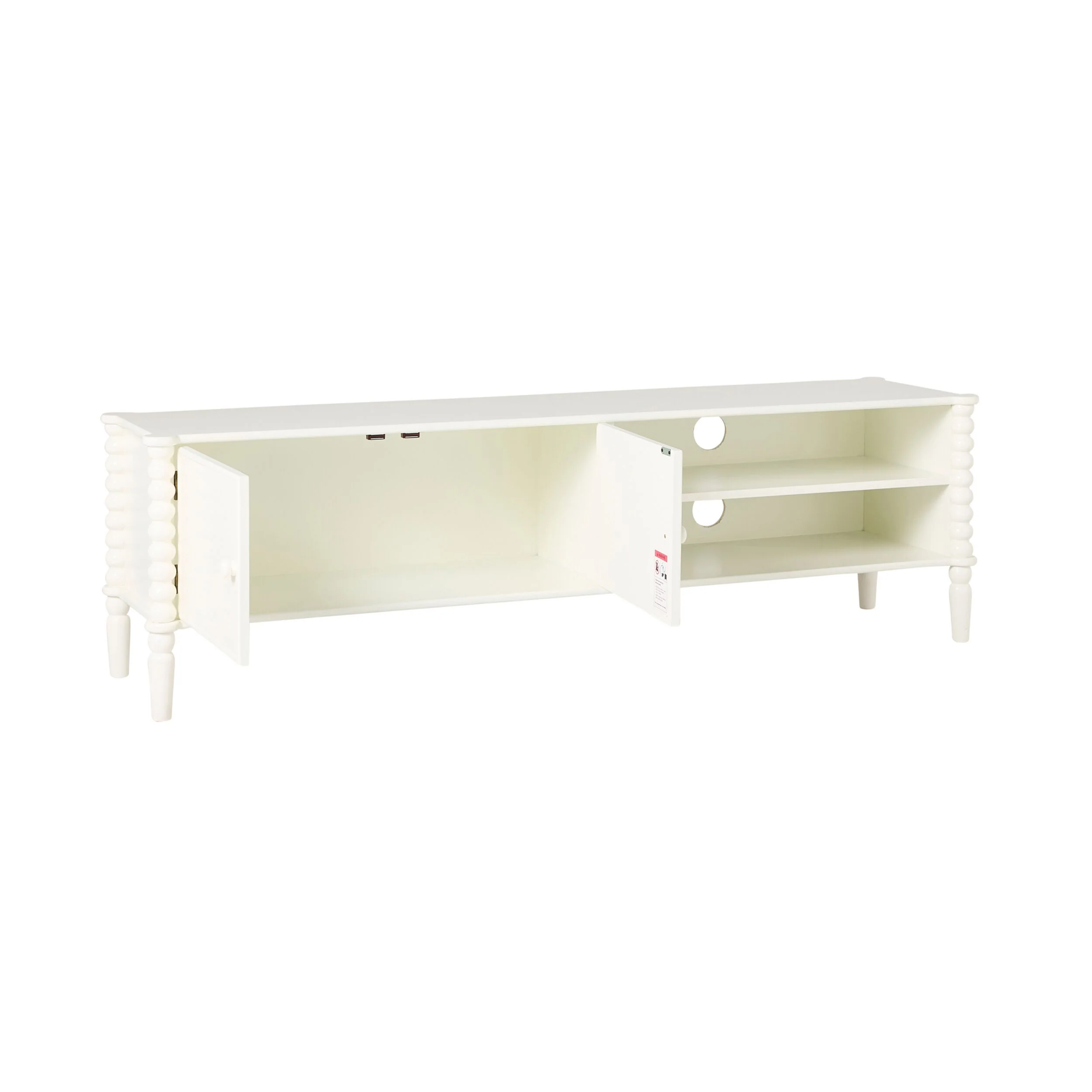 Maisie Entertainment Unit 160cm White - Image 3