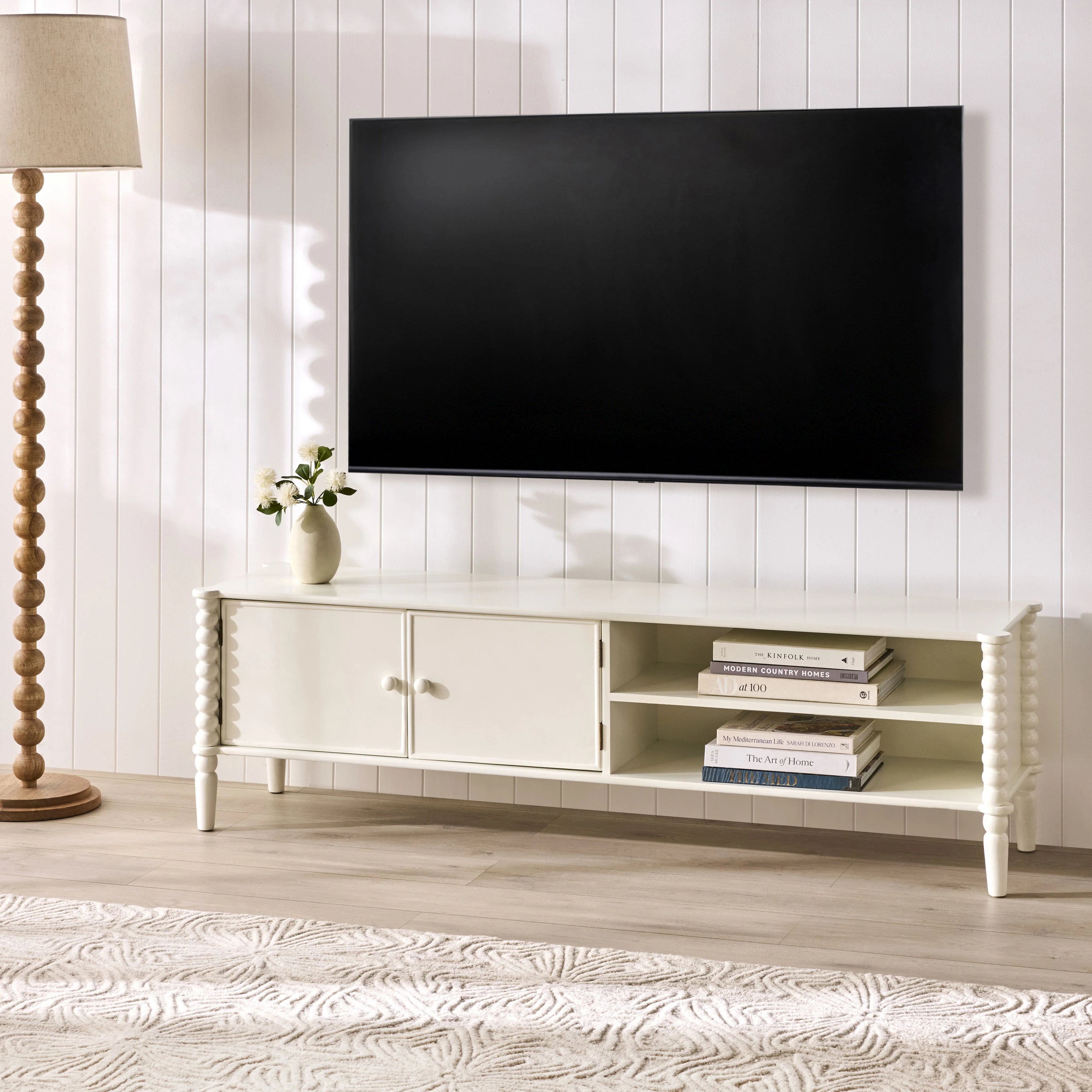 Maisie Entertainment Unit 160cm White - Image 9