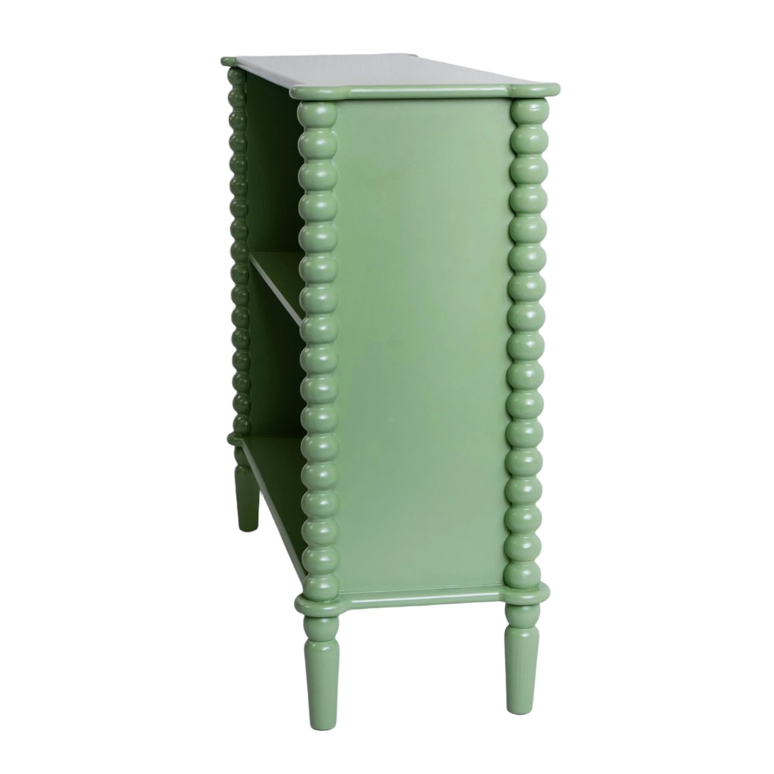 Maisie Small Bookcase Green 90x80 cm - Image 3