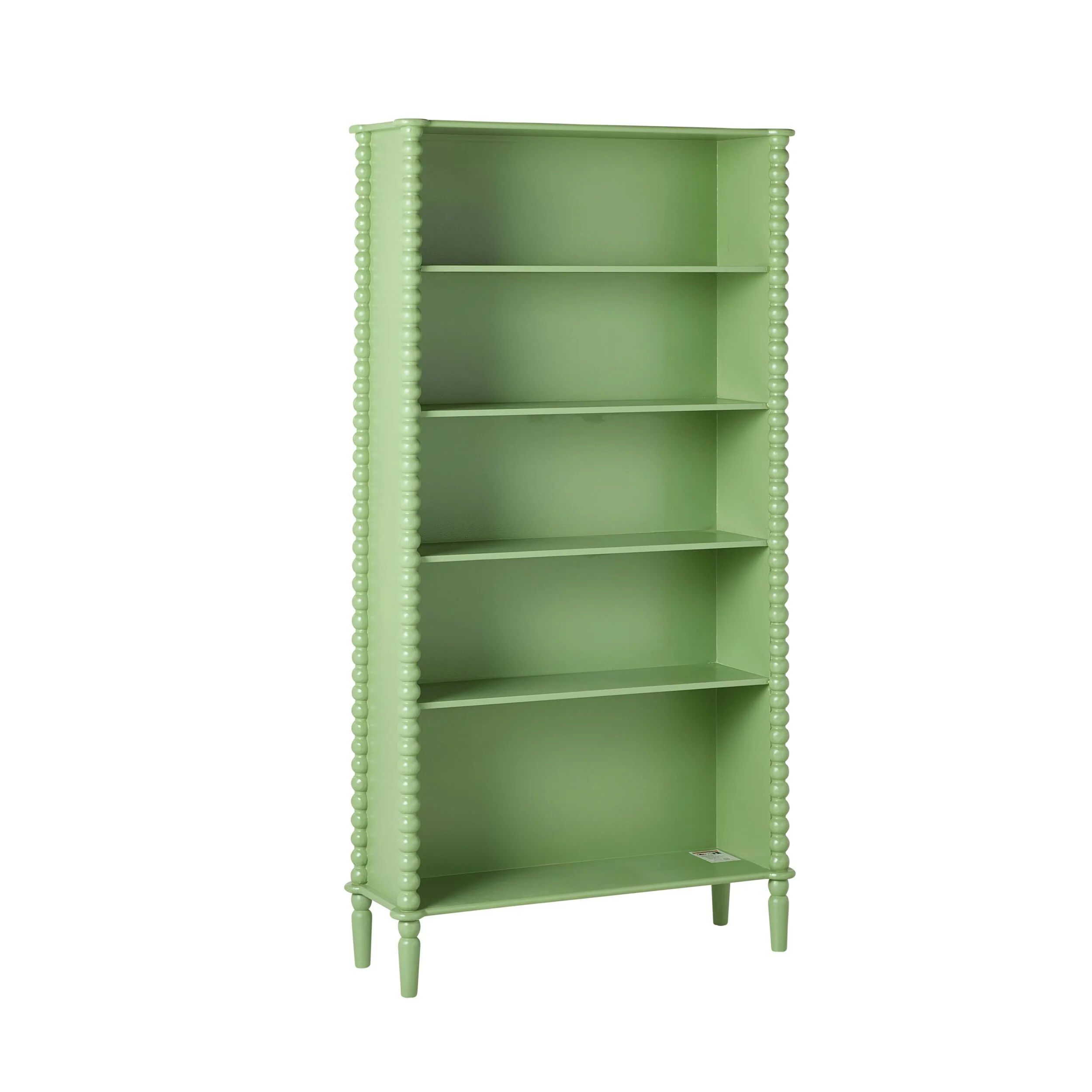 Maisie Tall Bookcase Green 90x32x170cm - Image 2