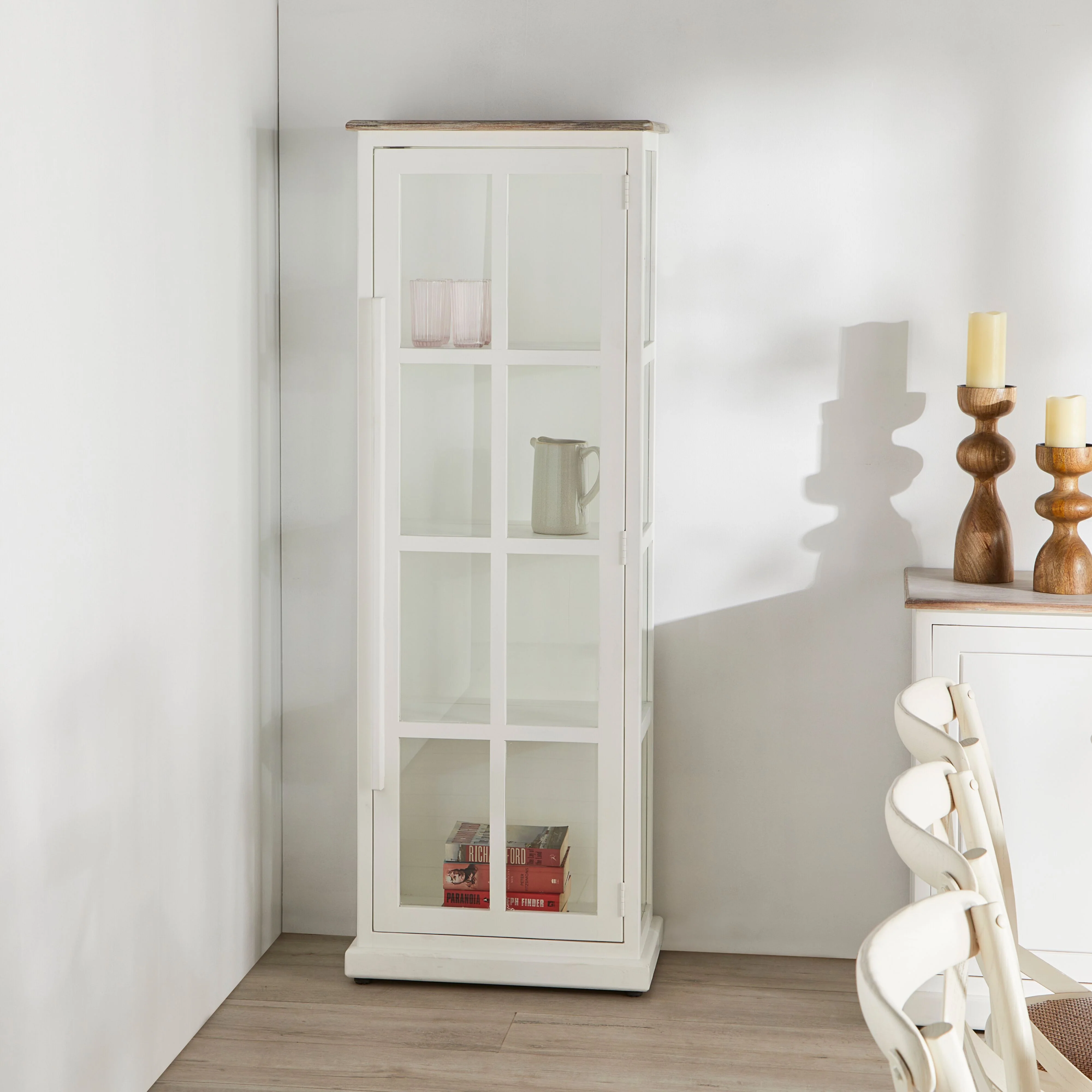 Maldon 1 Door Display Cabinet - Image 7