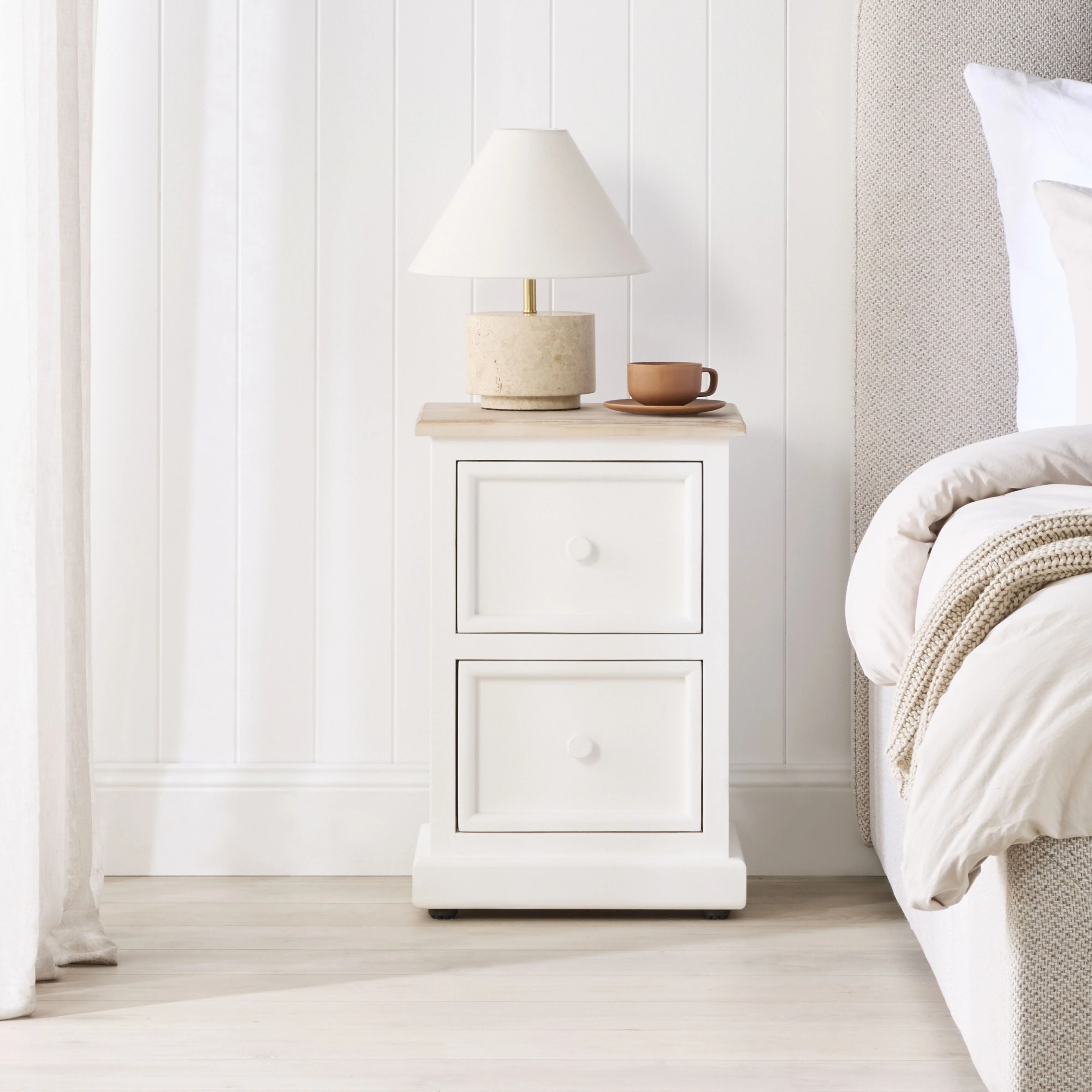 Maldon 2 Drawer Bedside Table - Image 7