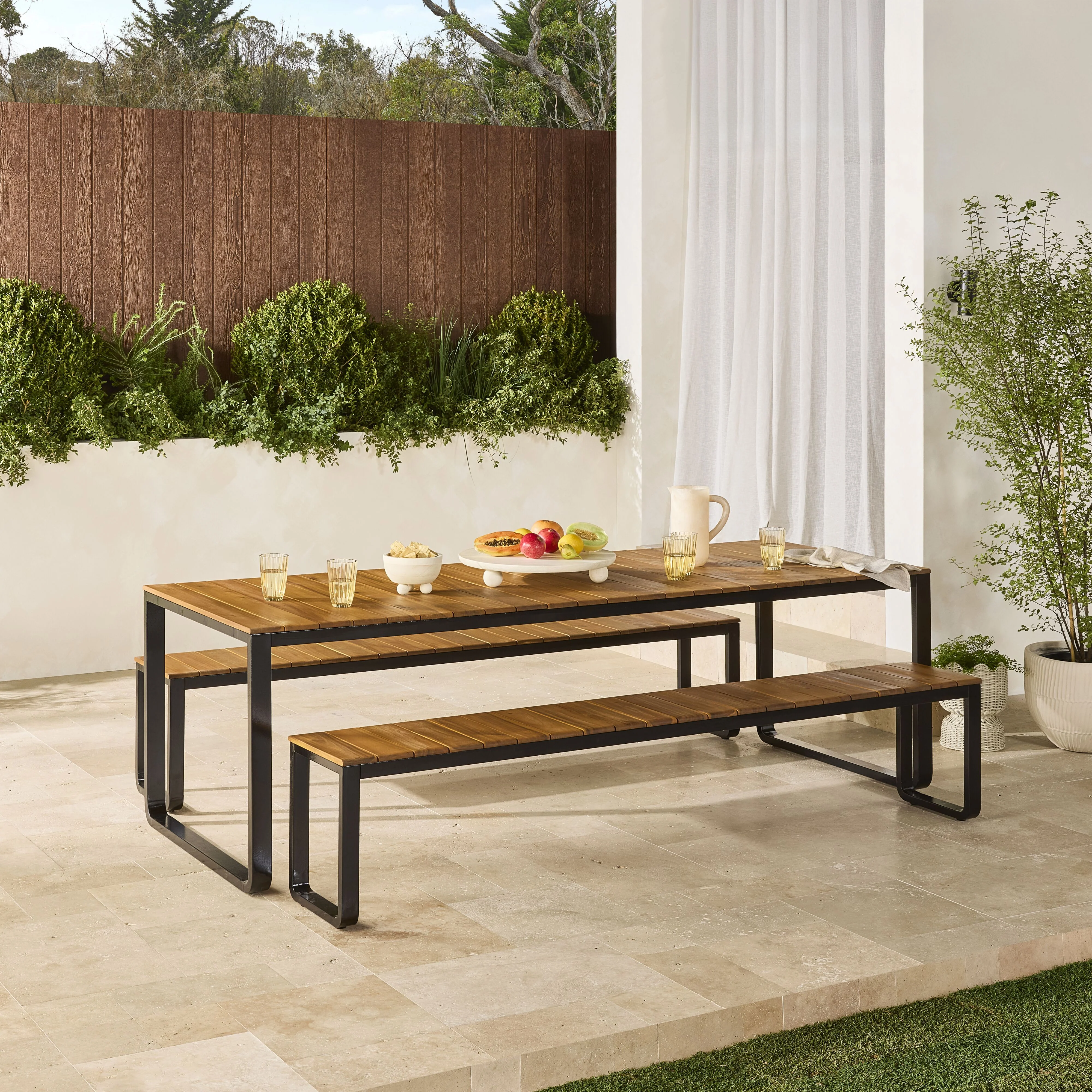 Malia Outdoor Bench 220cm - Image 9