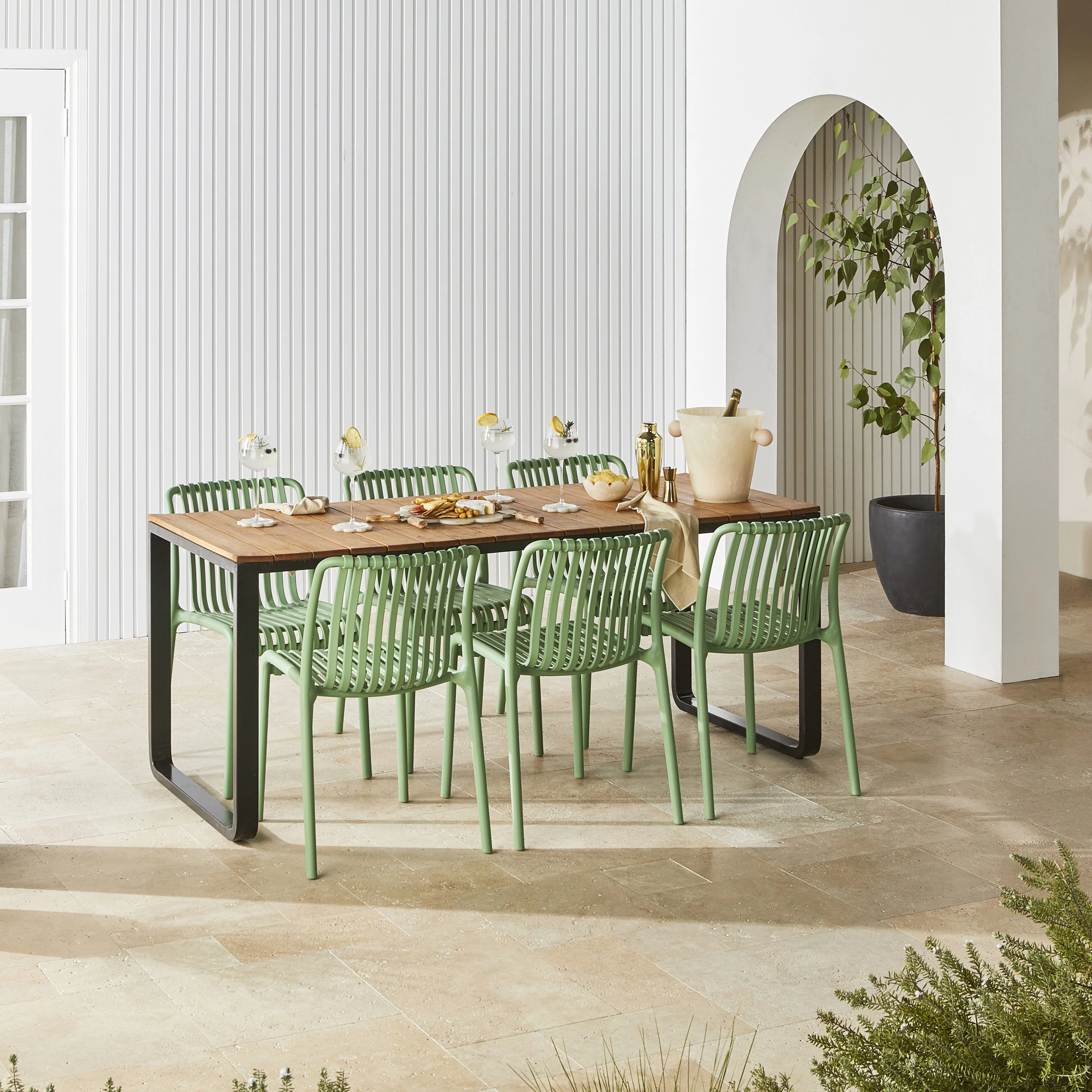 Malia Outdoor Dining Table 180cm - Image 7
