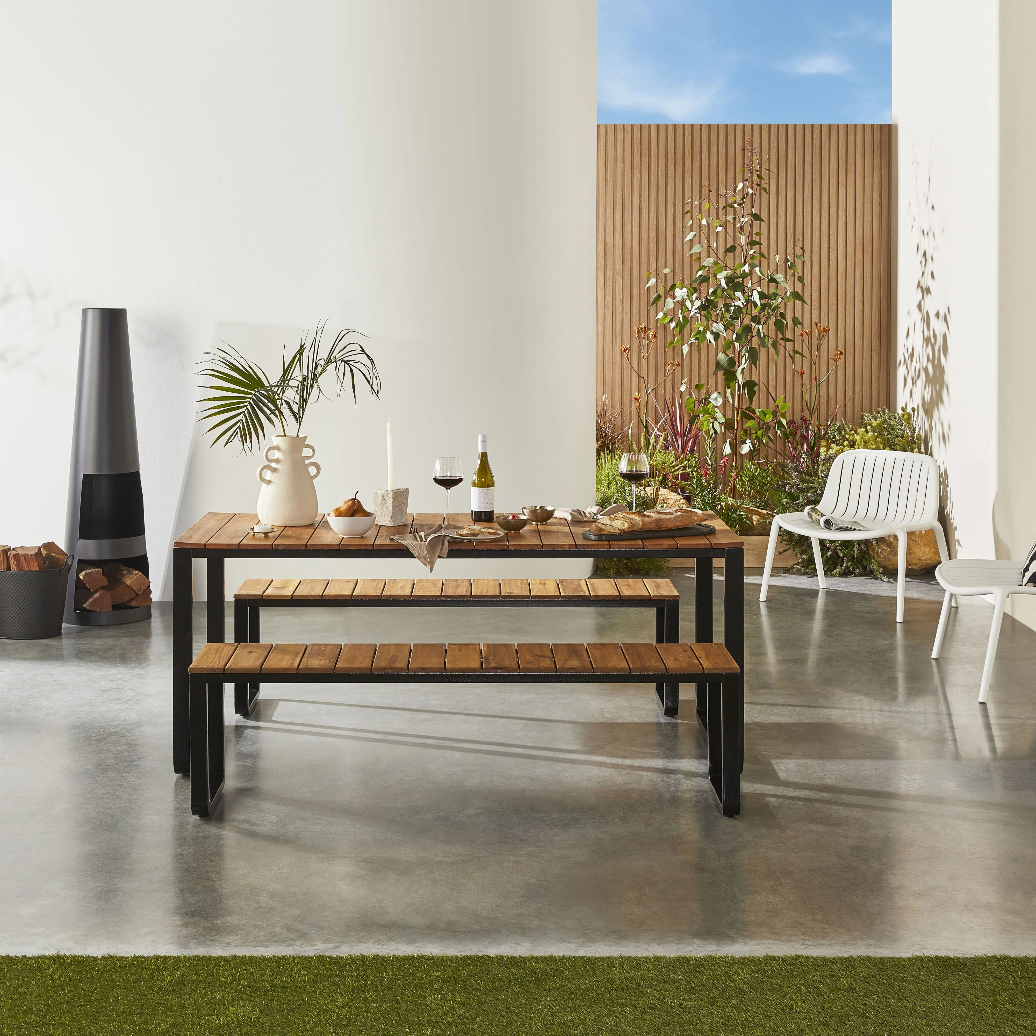 Malia Outdoor Dining Table 180cm - Image 8