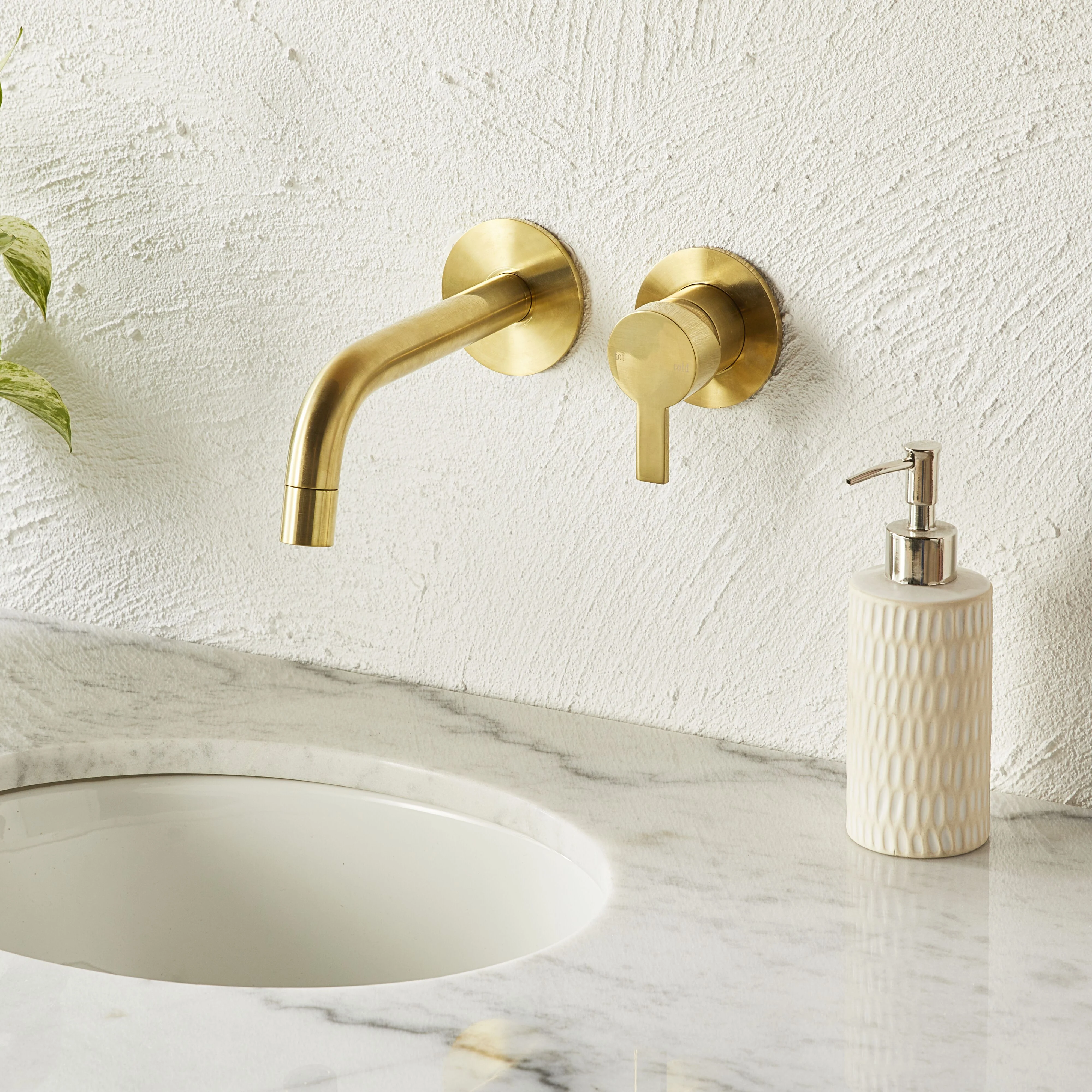 Malvern Mixer Tap Brushed Brass - Image 3